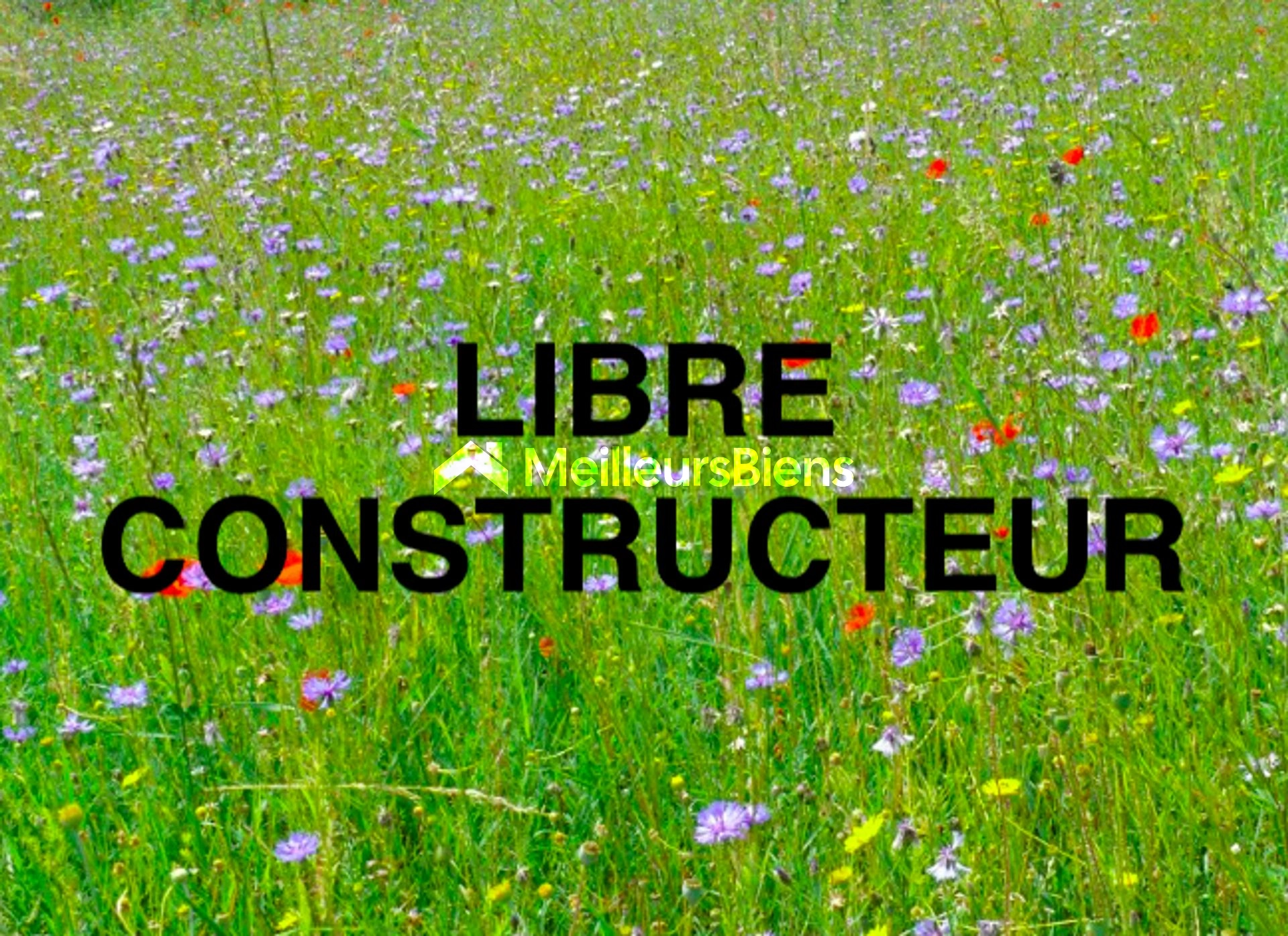TERRAIN A BÂTIR 911 M2. LIBRE DE CONSTRUCTEUR. BUDGET 119 300 €
