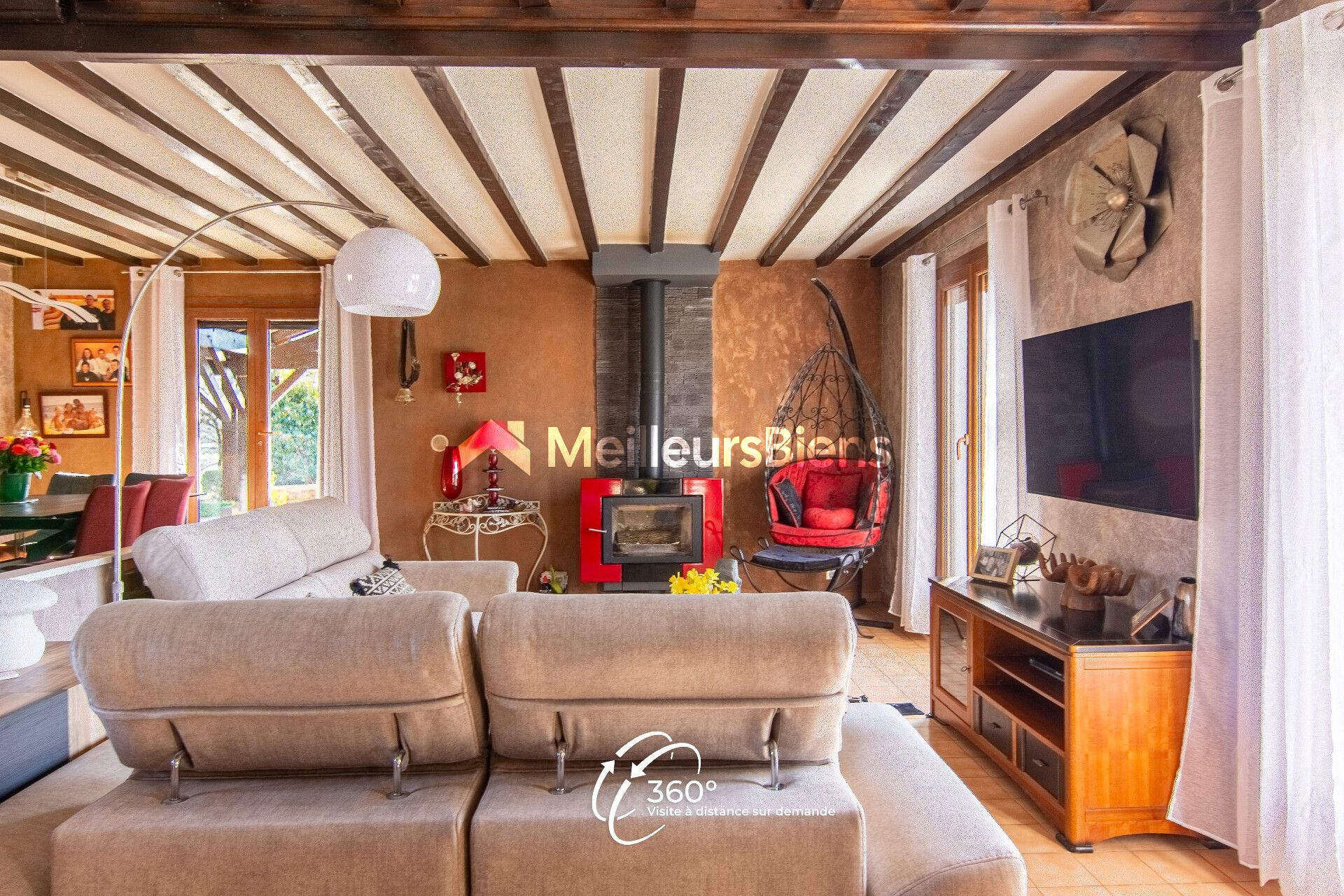 Maison de 162m² sur terrain de 4000m² et grand garage indépendant