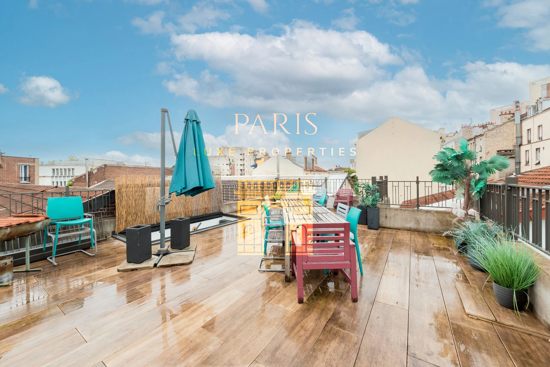 93300 Aubervilliers - Loft 131.3 m² - 3 chambres - Terrasse 55 m²