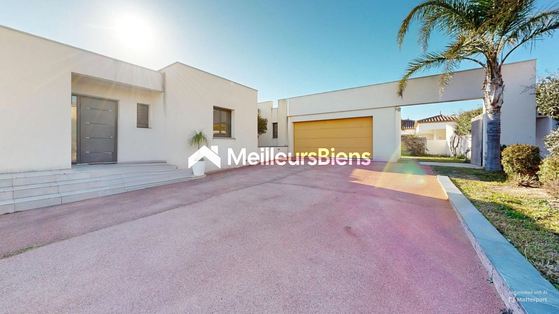 Vaste villa T5 d'architecte en plain pied 4 faces piscine