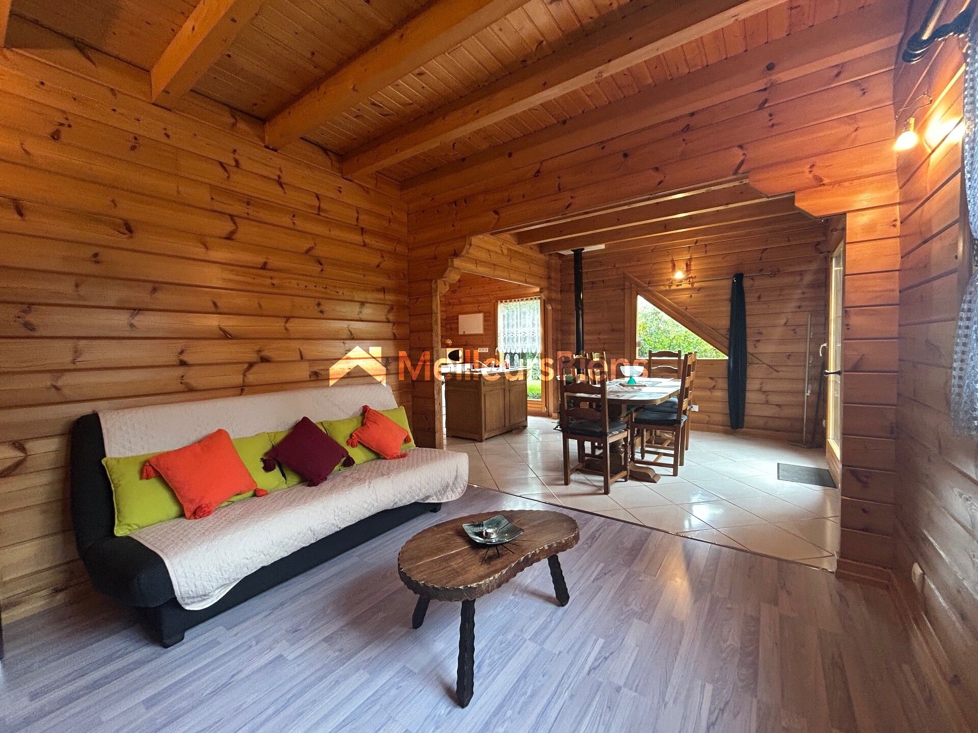 Vosges, Ainvelle , chalet meublé T3 sur terrain de 1674M2