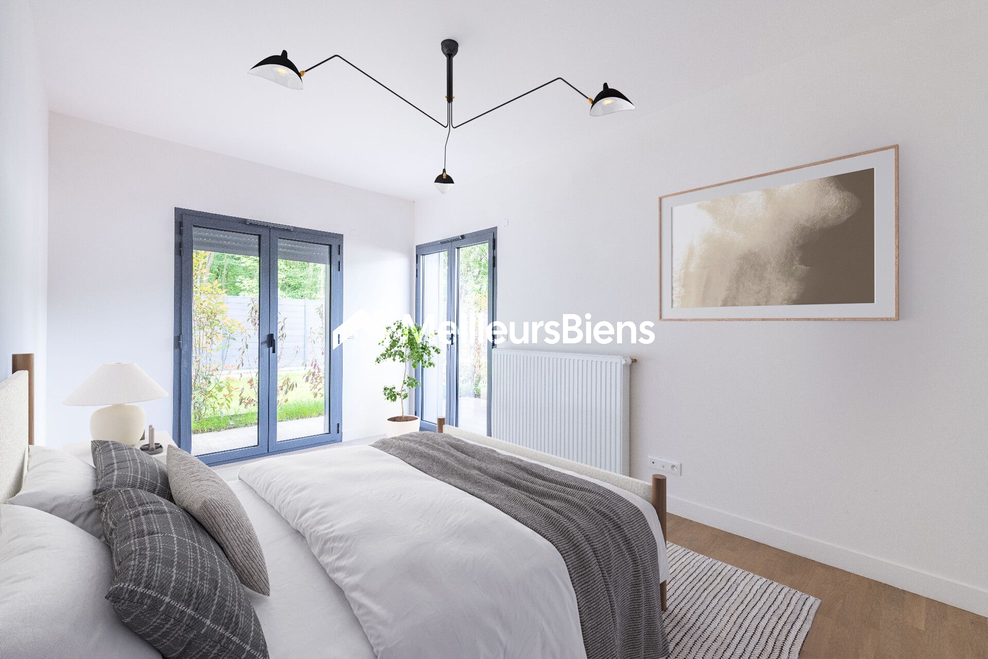 Appartement neuf 3 pièces avec jardin