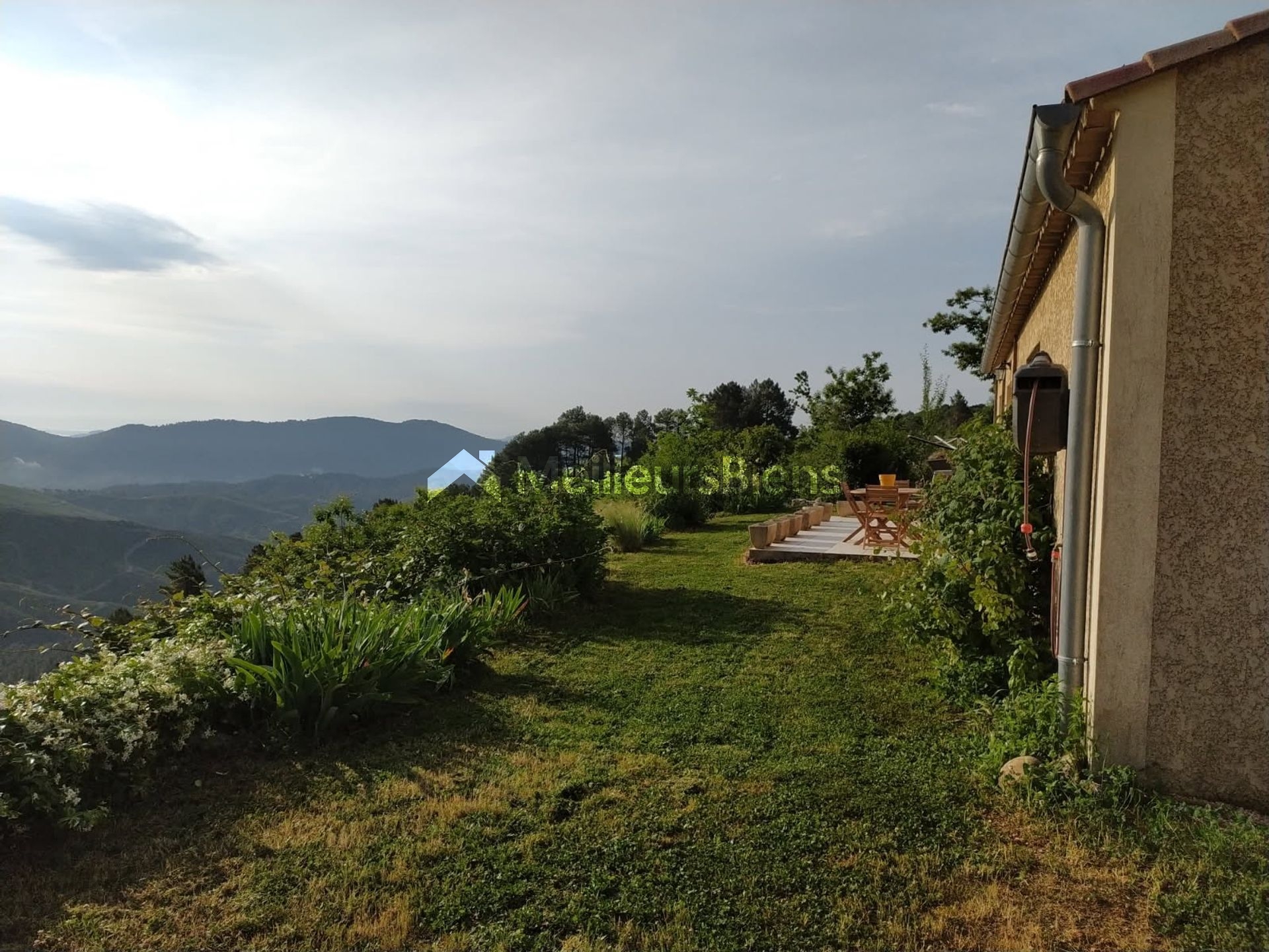 Gard (30), Bordezac :  Villa plain pied avec vue imprenable sur les Cévennes