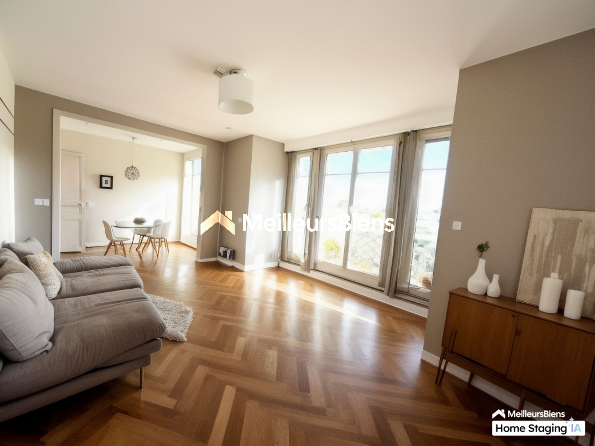 À vendre – Courbevoie Bécon-les-Bruyères – Spacieux T5 traversant avec balcon-terrasse et vue dégagée