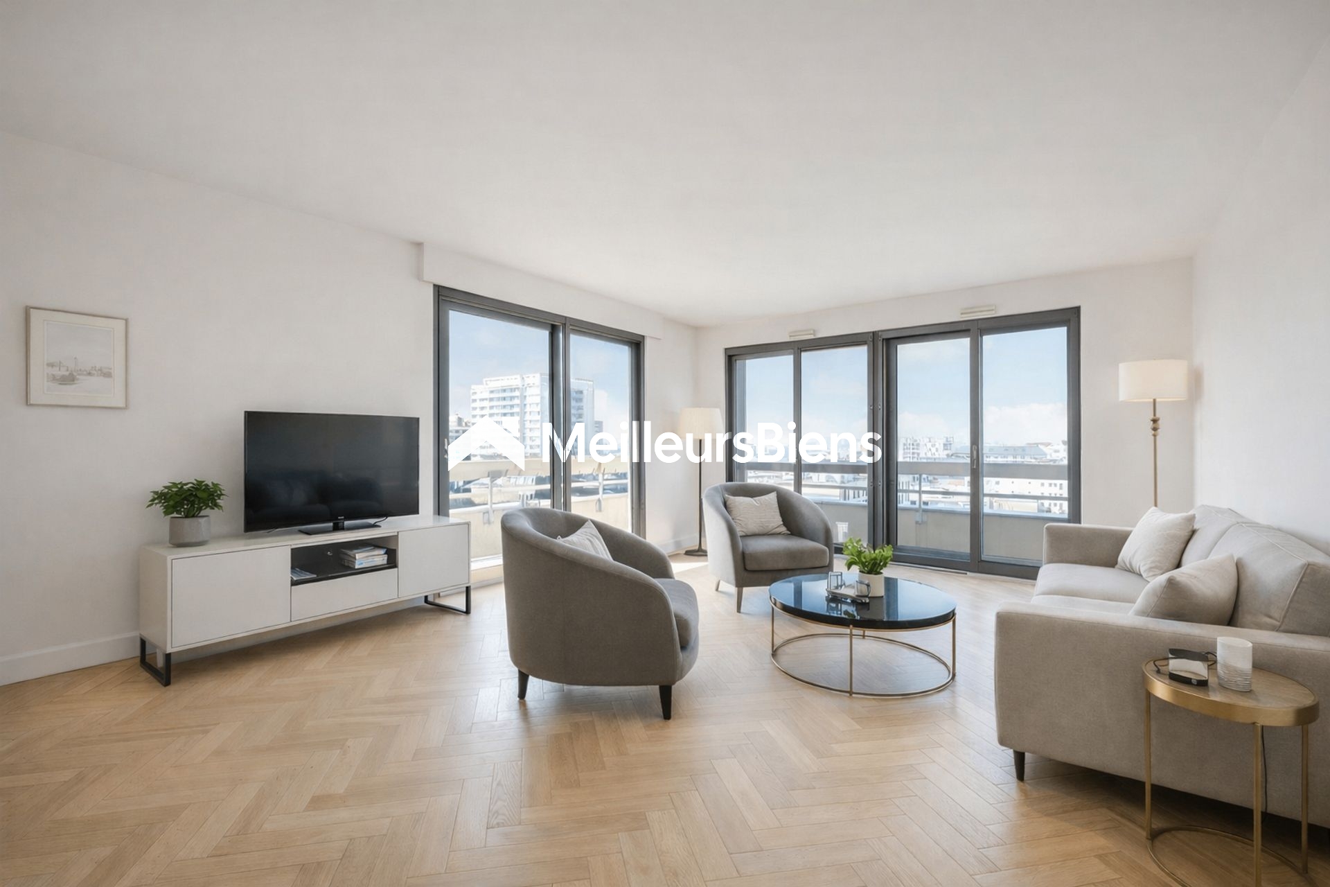 Lumineux 4 pièces de 84 m2 avec balcon de 10m2