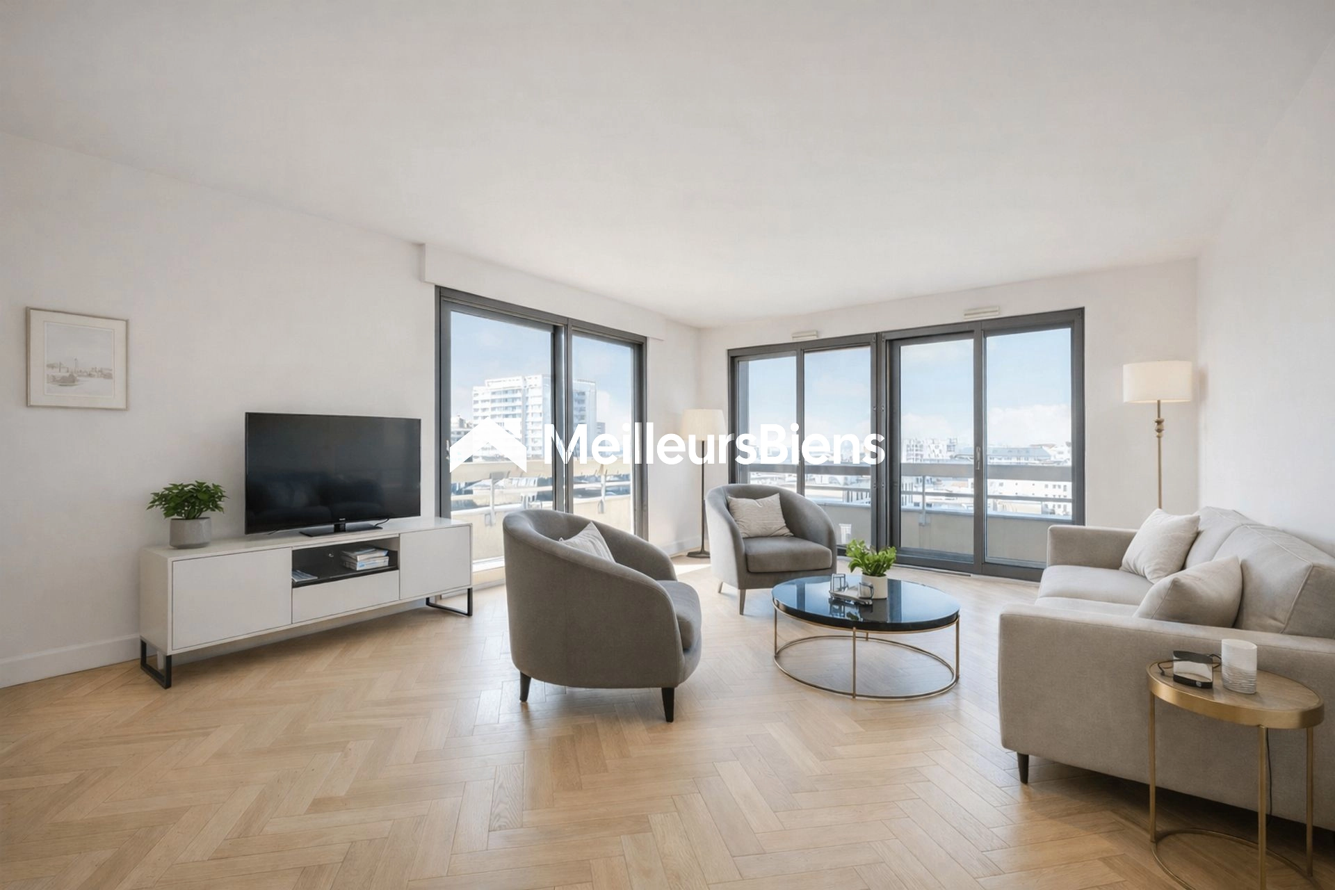 Lumineux 4 pièces de 84 m2 avec balcon de 10m2