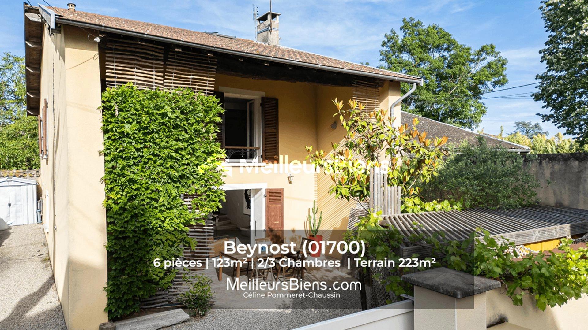 Maison de 123m² sur terrain de 220m²