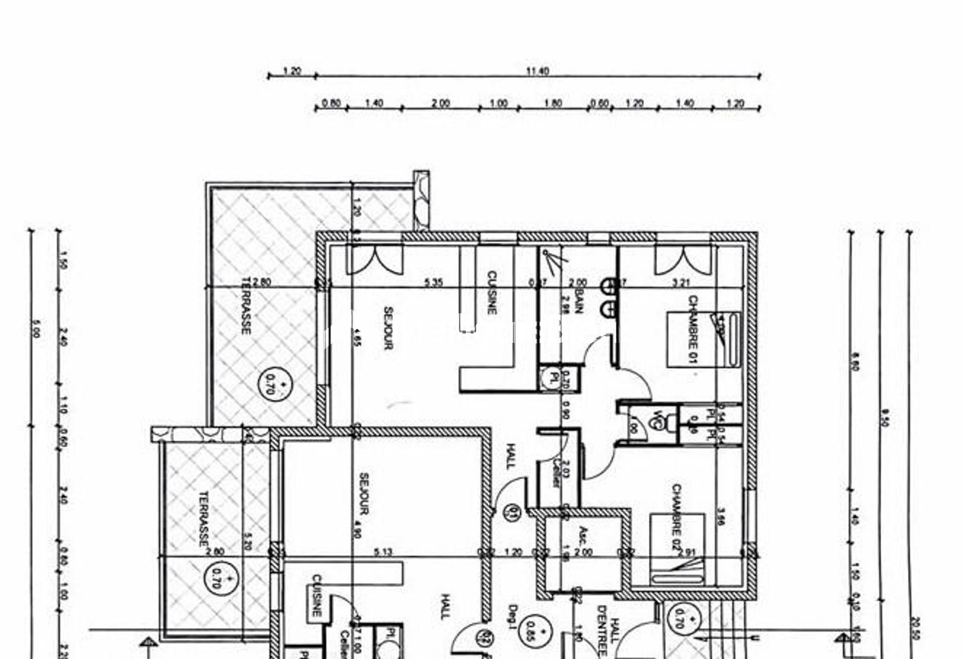 Appartement T3 neuf