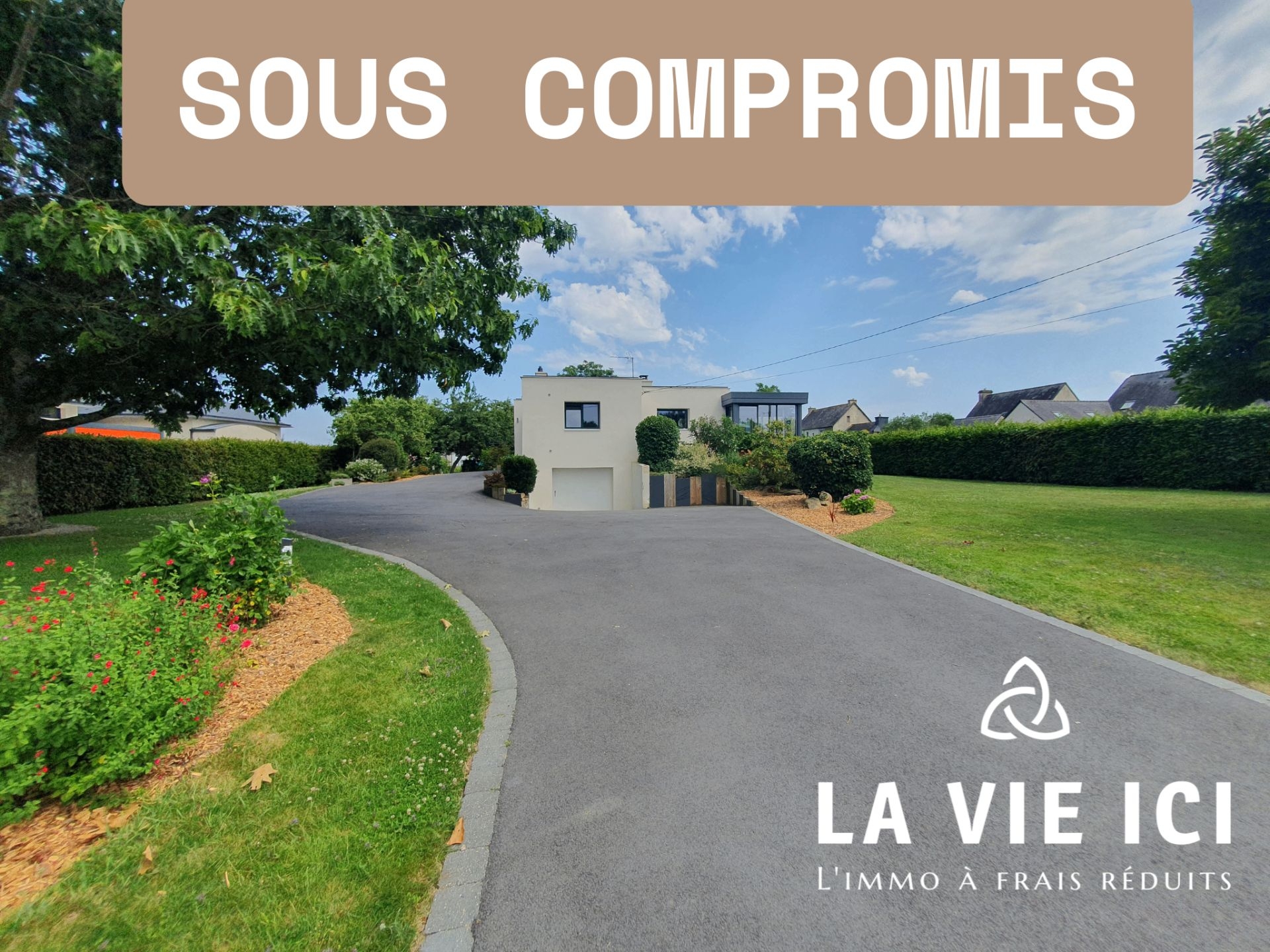Maison de plain pied avec de beaux volumes