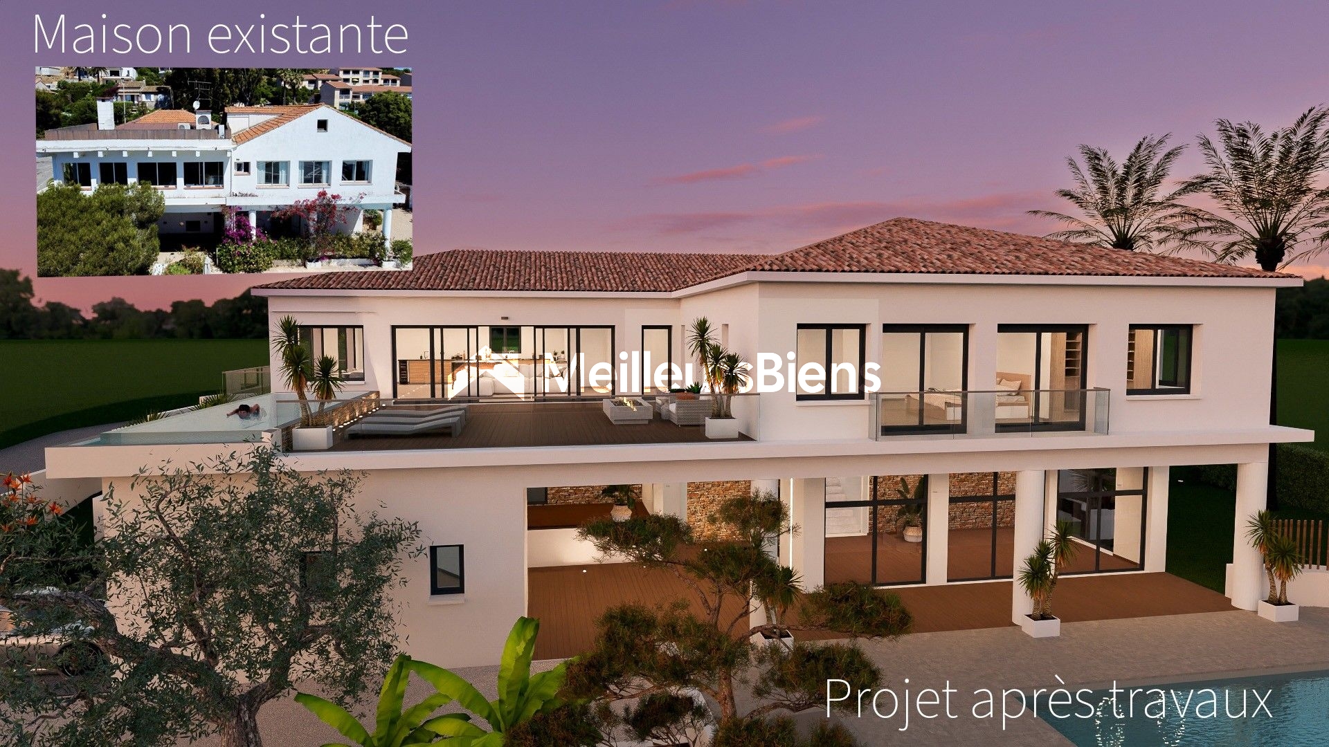 Villa d'exception avec projet de rénovation