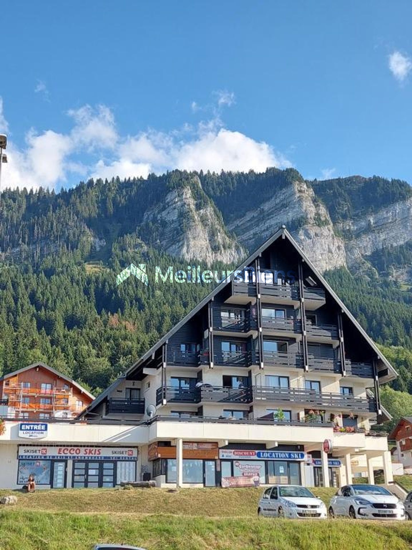 Appartement lumineux de 2 pièces avec grande terrasse, vue imprenable sur le lac Léman