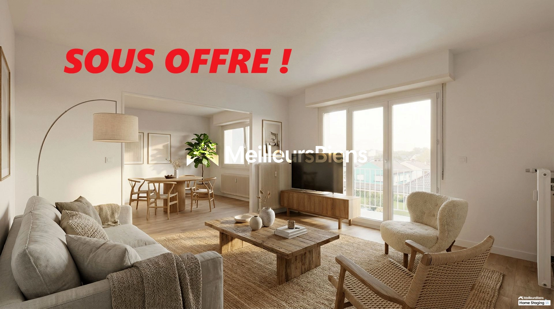 Très beau 2 pièces avec son grand balcon à Erstein