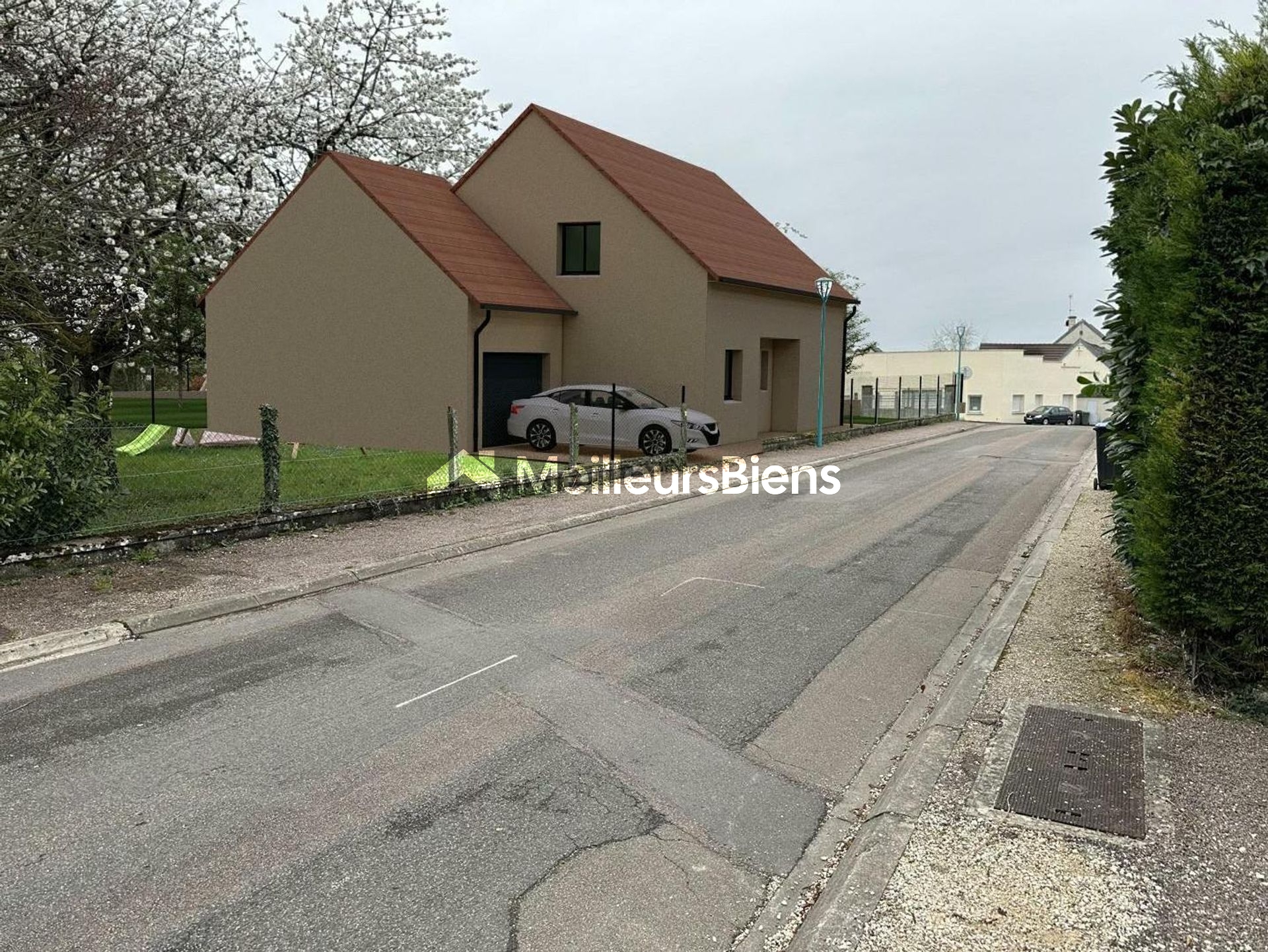 terrain constructible avec permis de construire