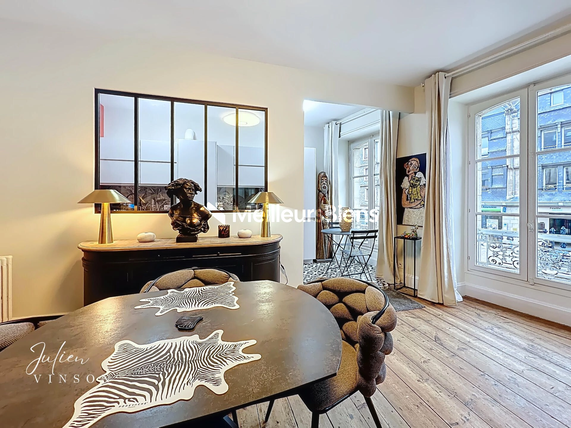 Appartement de charme avec 3 chambres en coeur de ville à Lannion