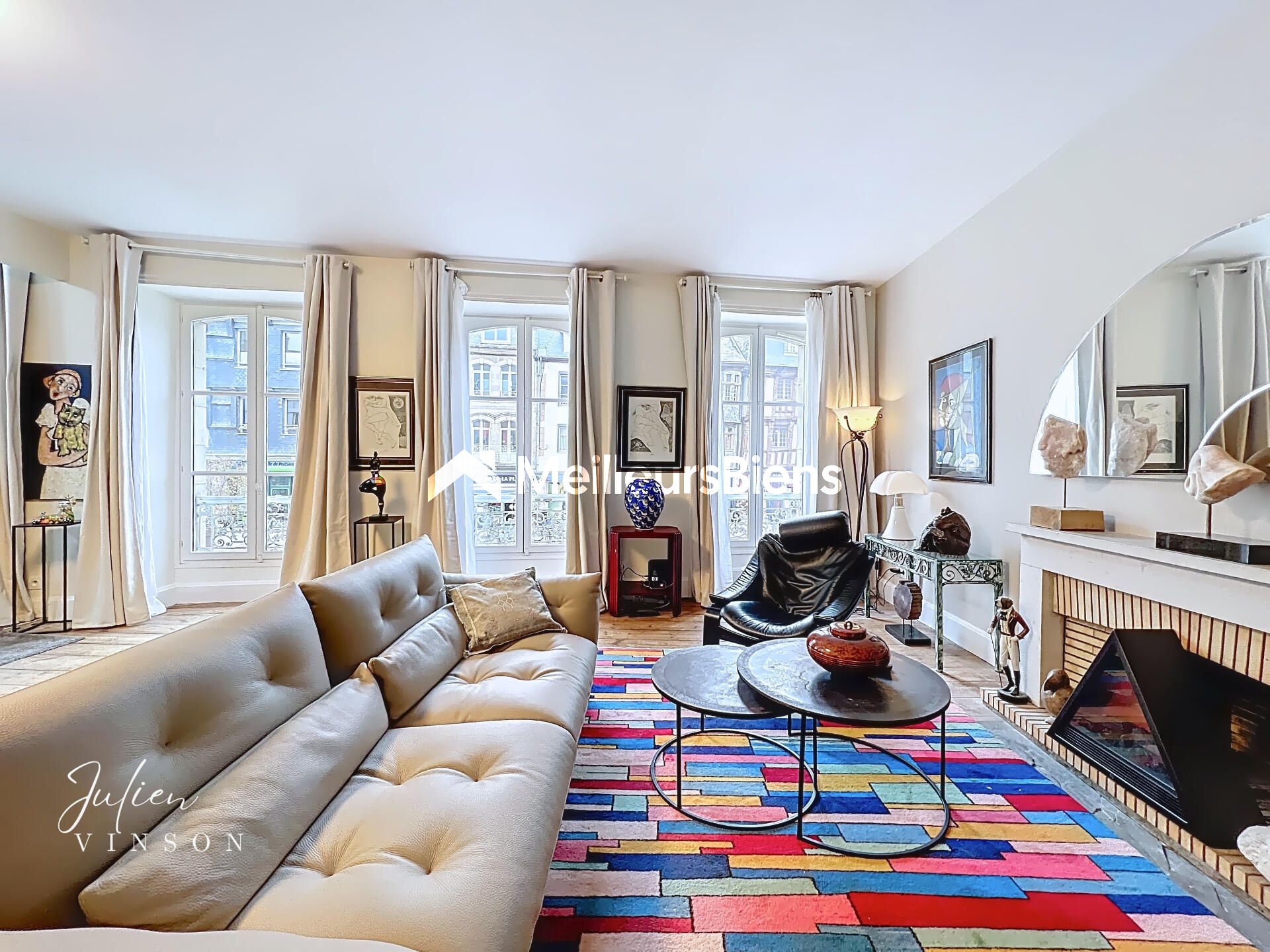 Appartement de charme avec 3 chambres en coeur de ville à Lannion