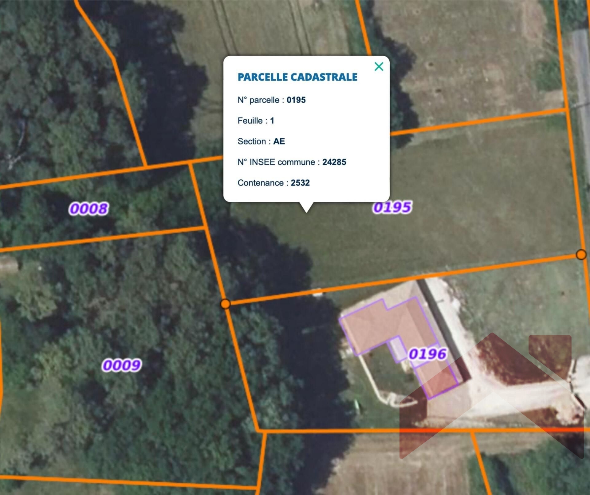 Montagnac-la-Crempse – Terrain constructible, nature et intimité