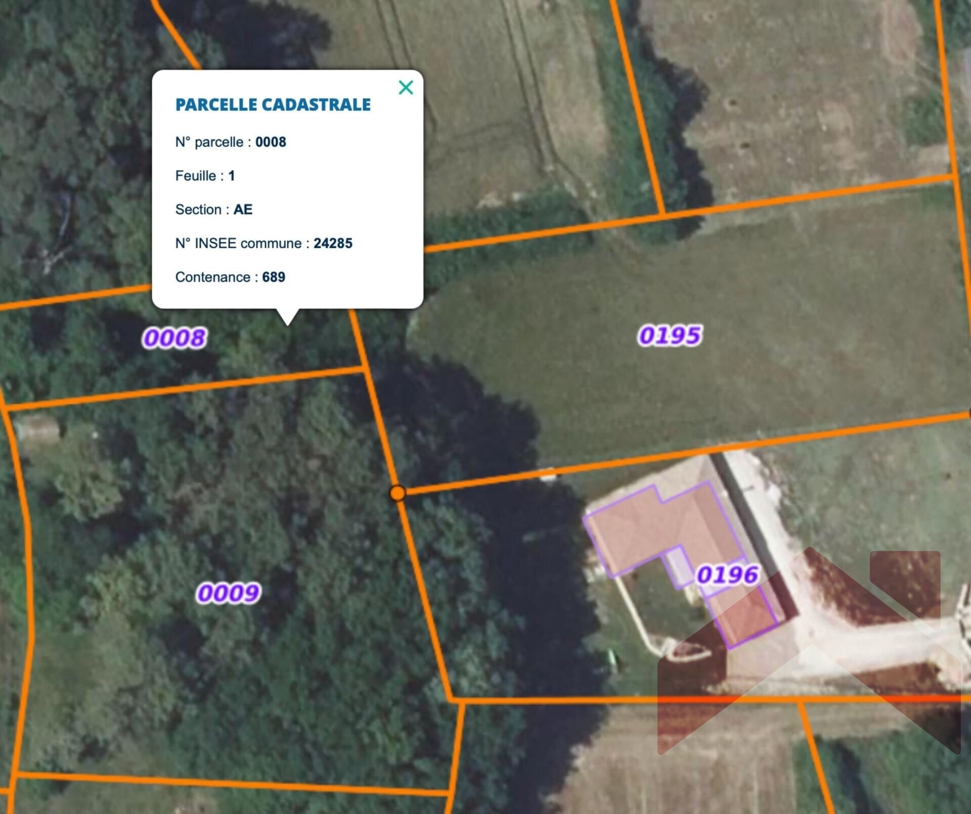 Montagnac-la-Crempse – Terrain constructible, nature et intimité
