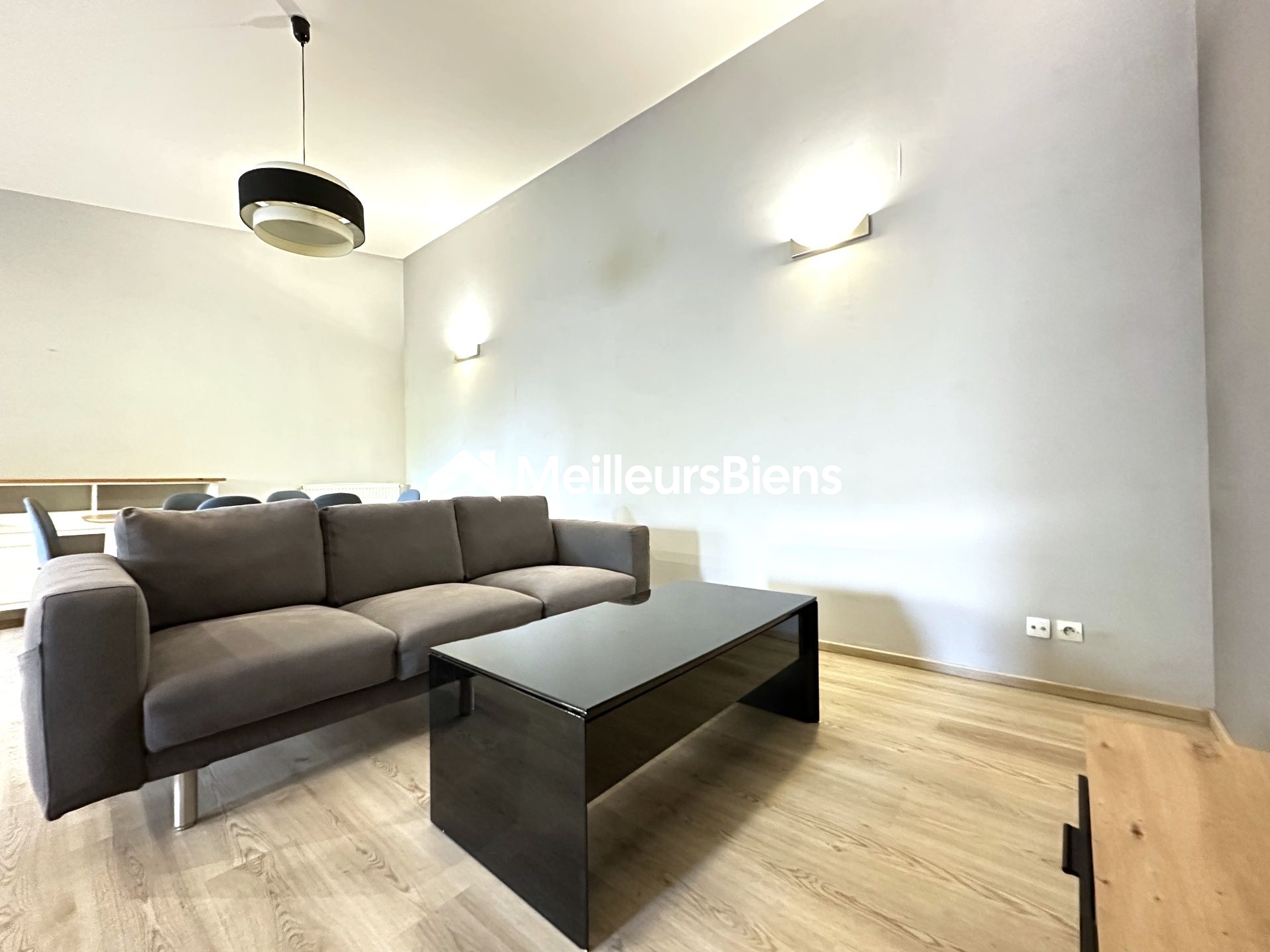 Appartement 2 chambre, grand séjour, garage fermé dans cours privative