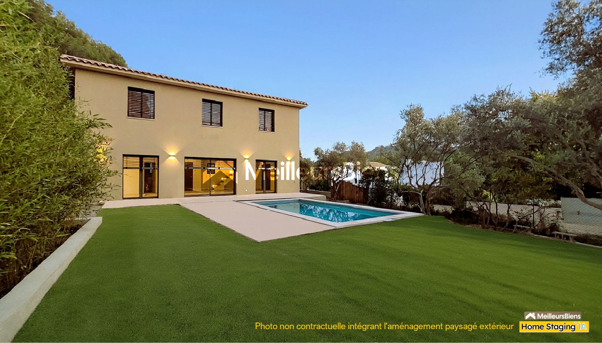 Splendide bastide neuve  sur terrain de 1200m² à VENTABREN