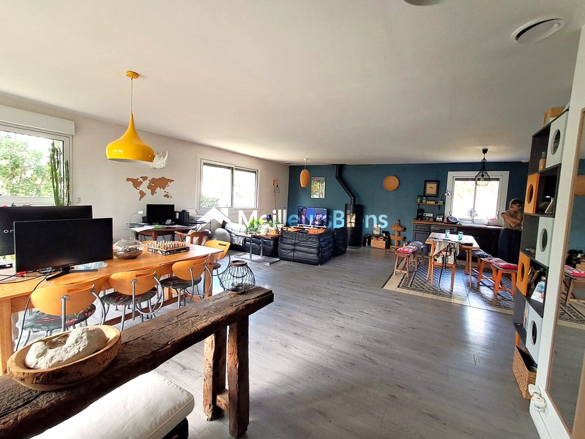 Rare sur le secteur: Villa rénovée avec grand séjour lumineux, jardin et garage