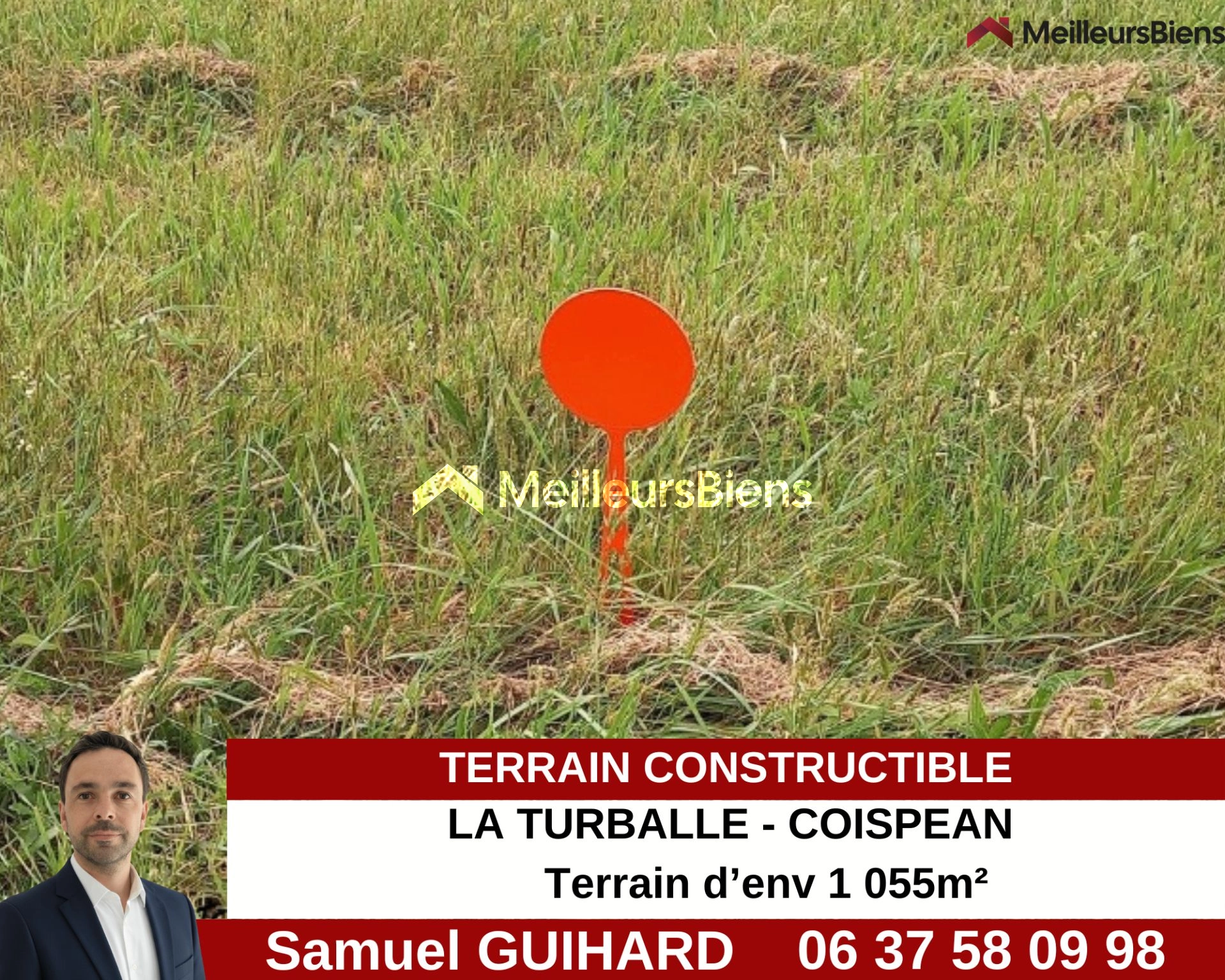 44420 LA TURBALLE - TERRAIN DE 1055M²