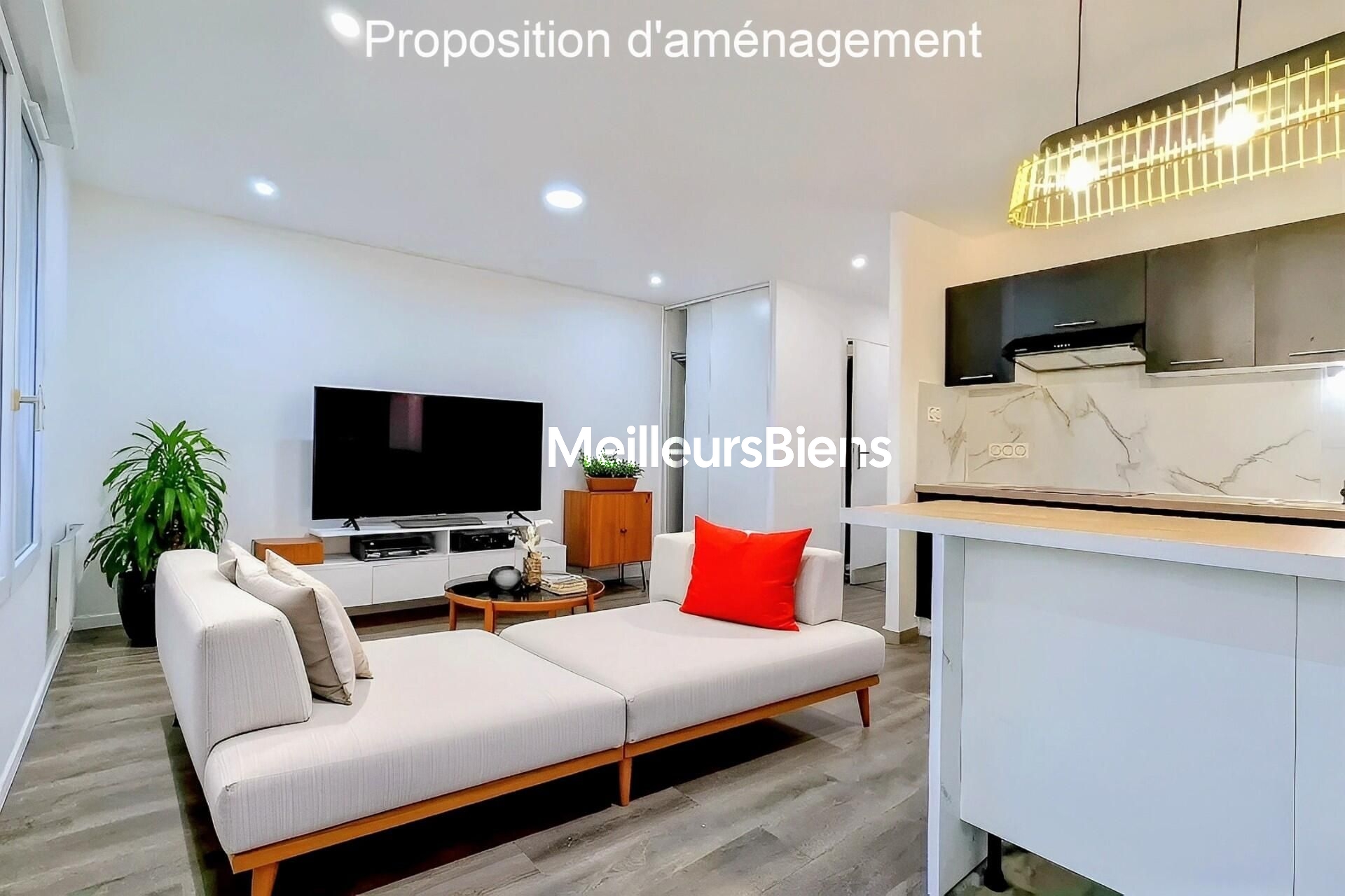 Appartement rénové dans belle résidence
