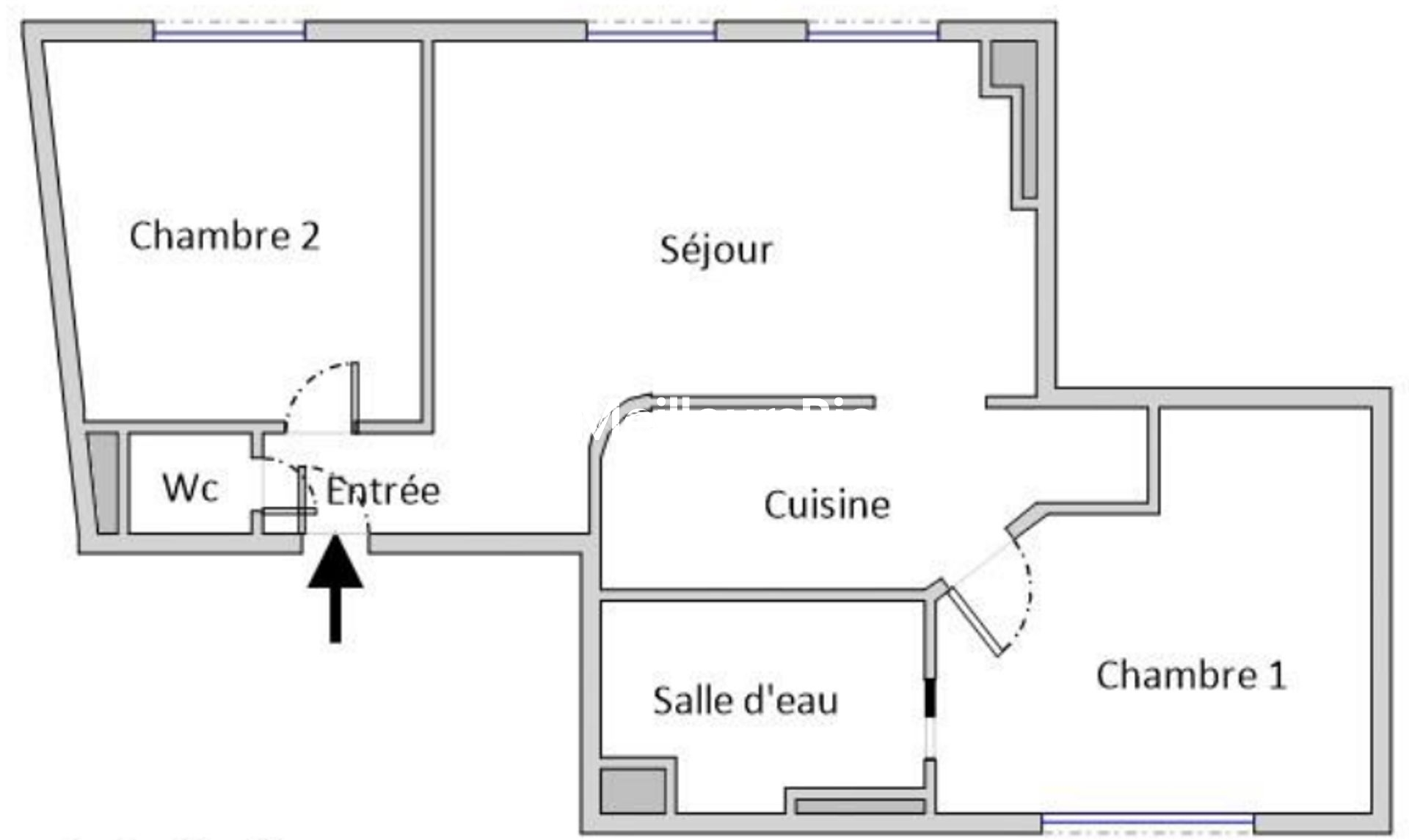 Paris 7ème – École Militaire / Tour-Maubourg – 3 pièces 54 m² entièrement rénové