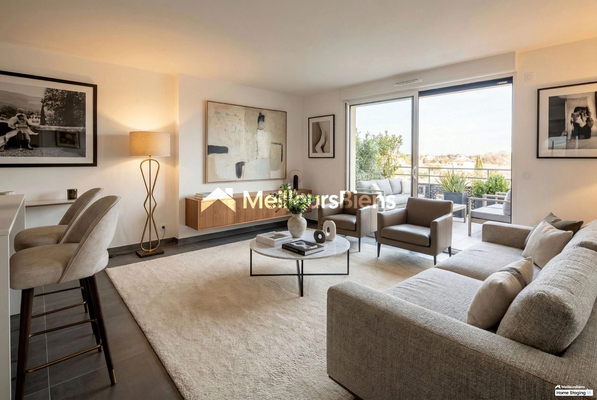 LA CIOTAT - QUARTIER LE GAROUTIER -  APPARTEMENT  82 M² - 3 CHAMBRES - TERRASSE - 2 BOX - 2E ETAGE/3 -