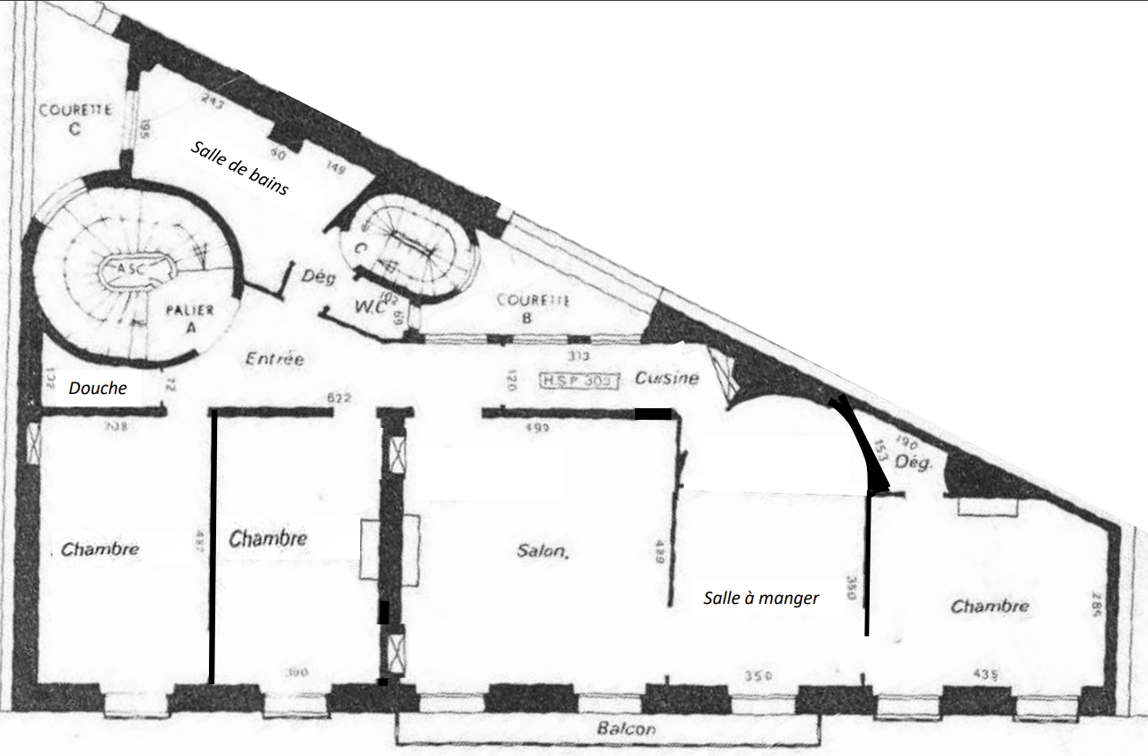Drouot / Le Peletier - Appartement familial - 3 chambres - Ascenseur et balcon
