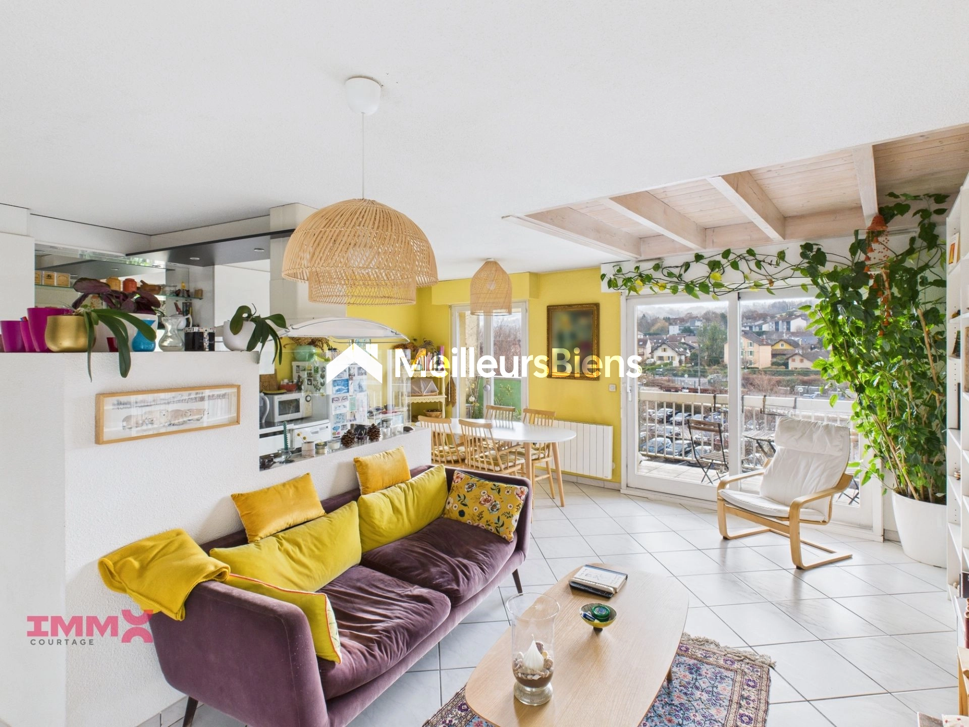 Superbe T3 duplex en dernier étage exposé Sud & vue dégagée