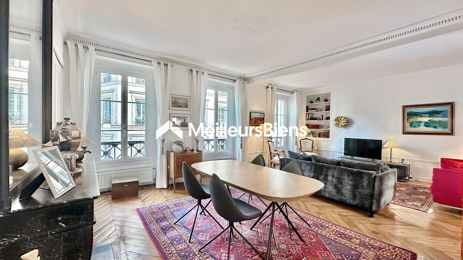 Sous compromis - Paris 09 - St Georges - Appartement familial 86m2 - 2 chambres - 2 salles d'eau/wc
