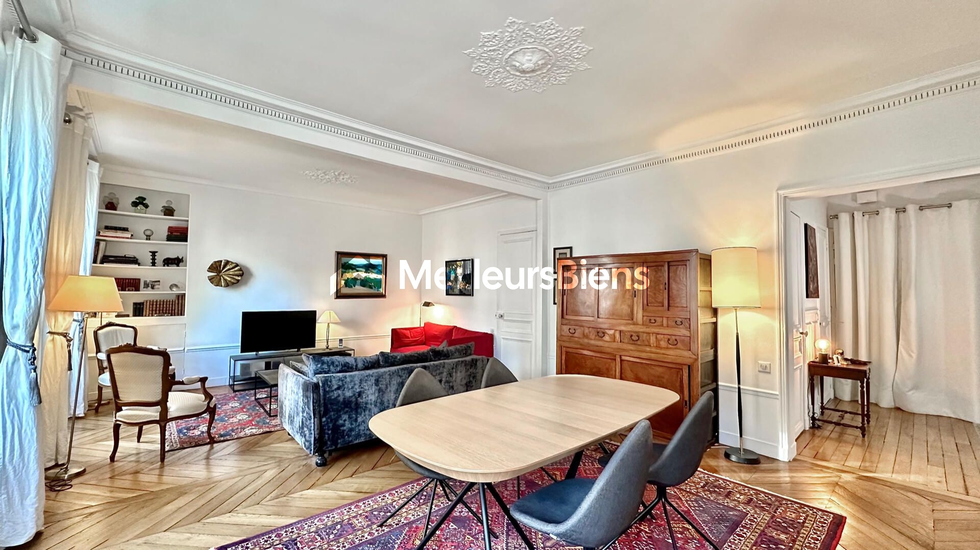 Sous compromis - Paris 09 - St Georges - Appartement familial 86m2 - 2 chambres - 2 salles d'eau/wc