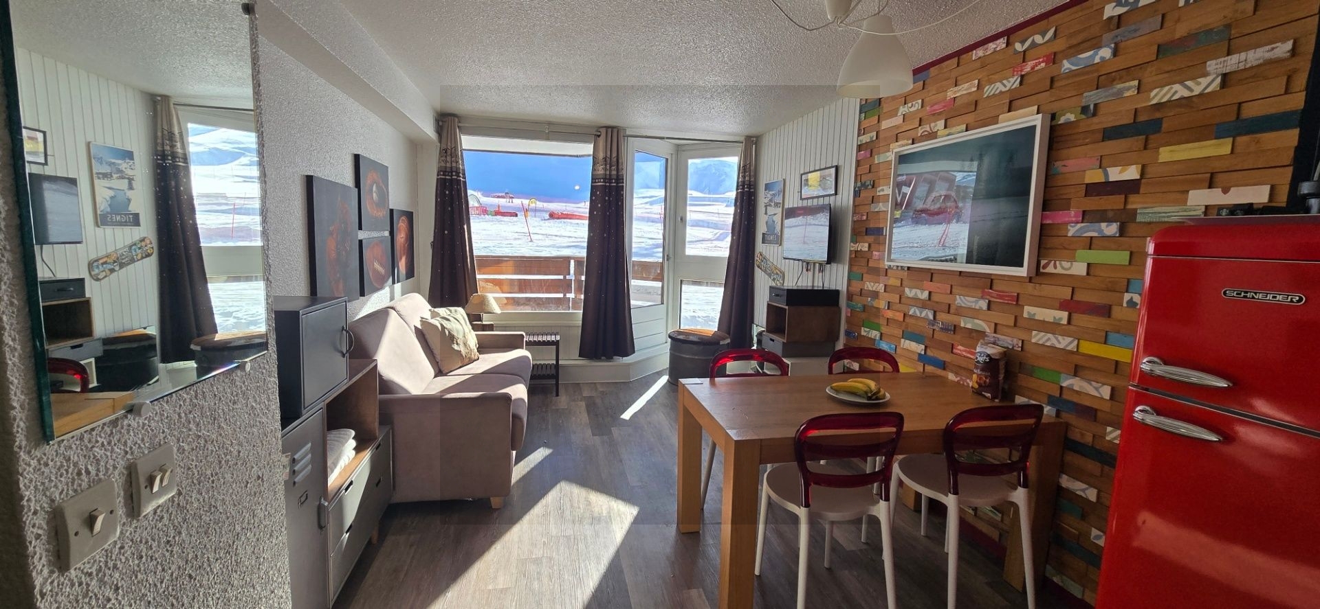 TIGNES - VAL CLARET : Aux pieds des pistes studio rénové idéalement placé !