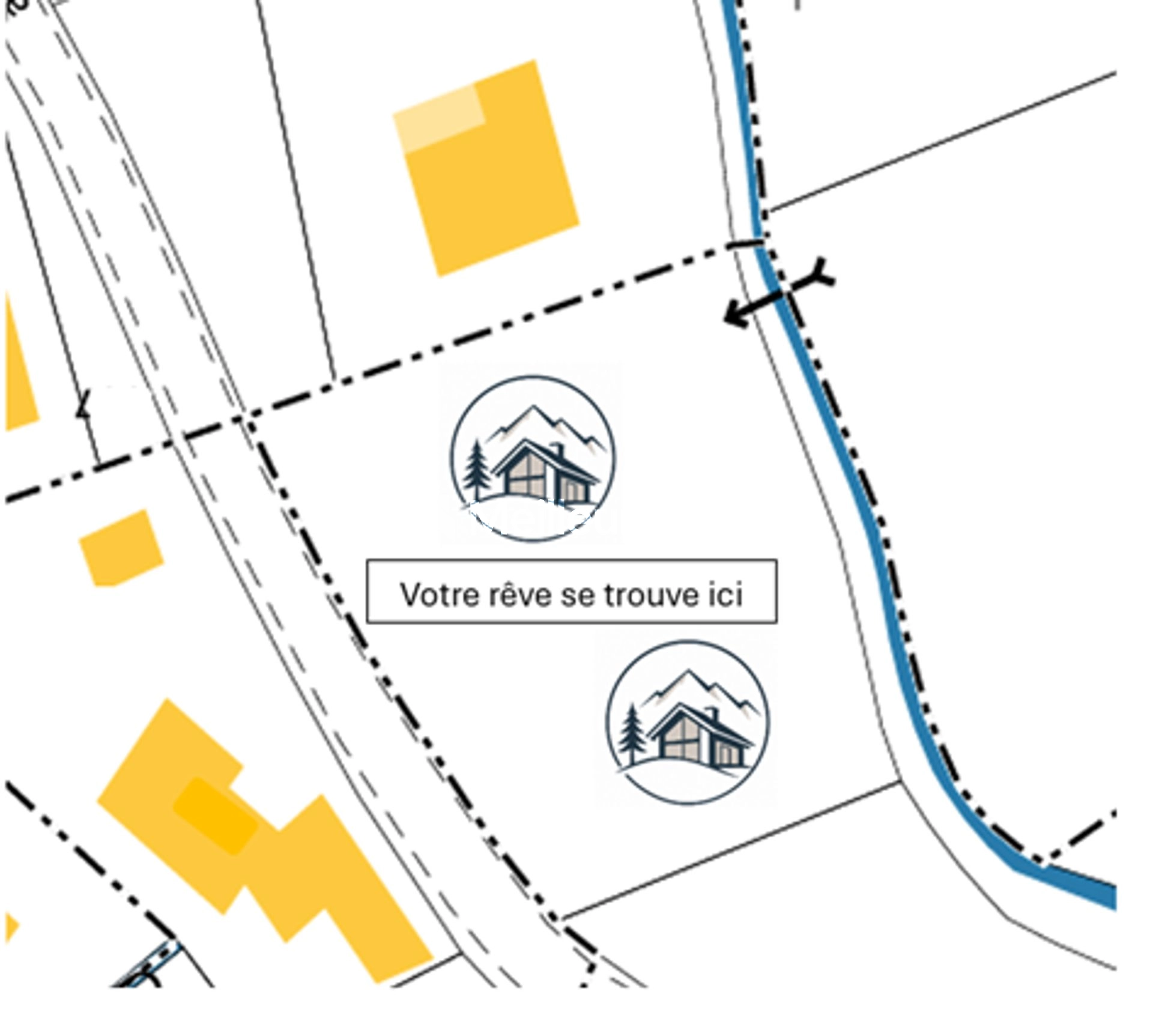 Terrain constructible de 1 150 m² à Briançon – Le Chabas – Quartier résidentiel recherché