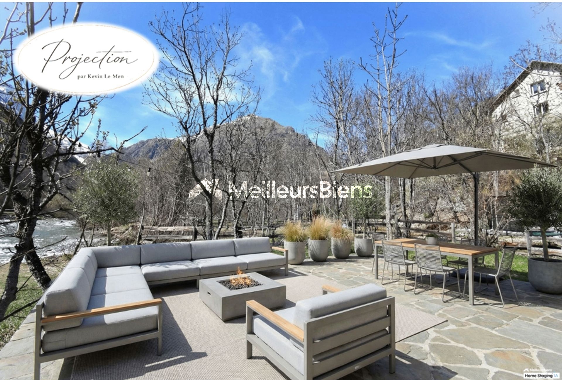 Immeuble 849m² hab, T35, 11 appartements+terrain à 550m des Pistes