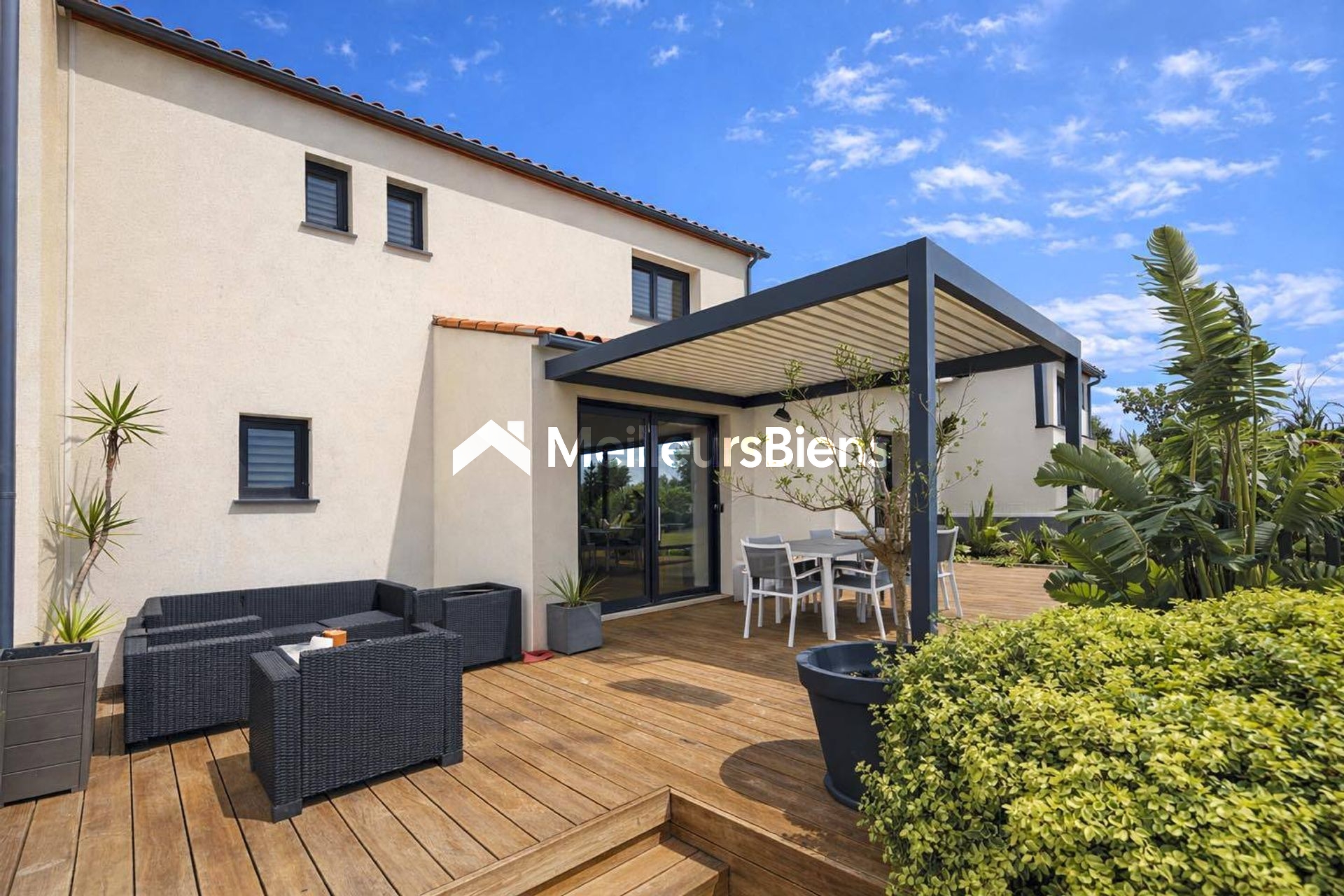 Villa T4 avec piscine sur belle parcelle à Rivesaltes