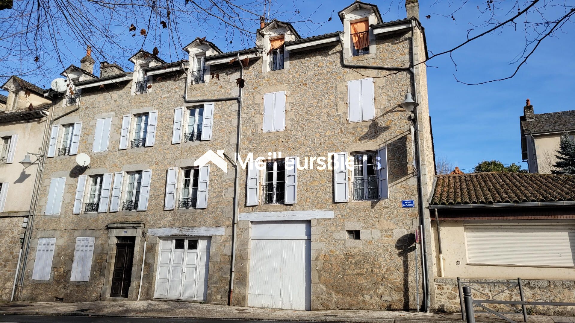 Bel immeuble avec terrain et garage