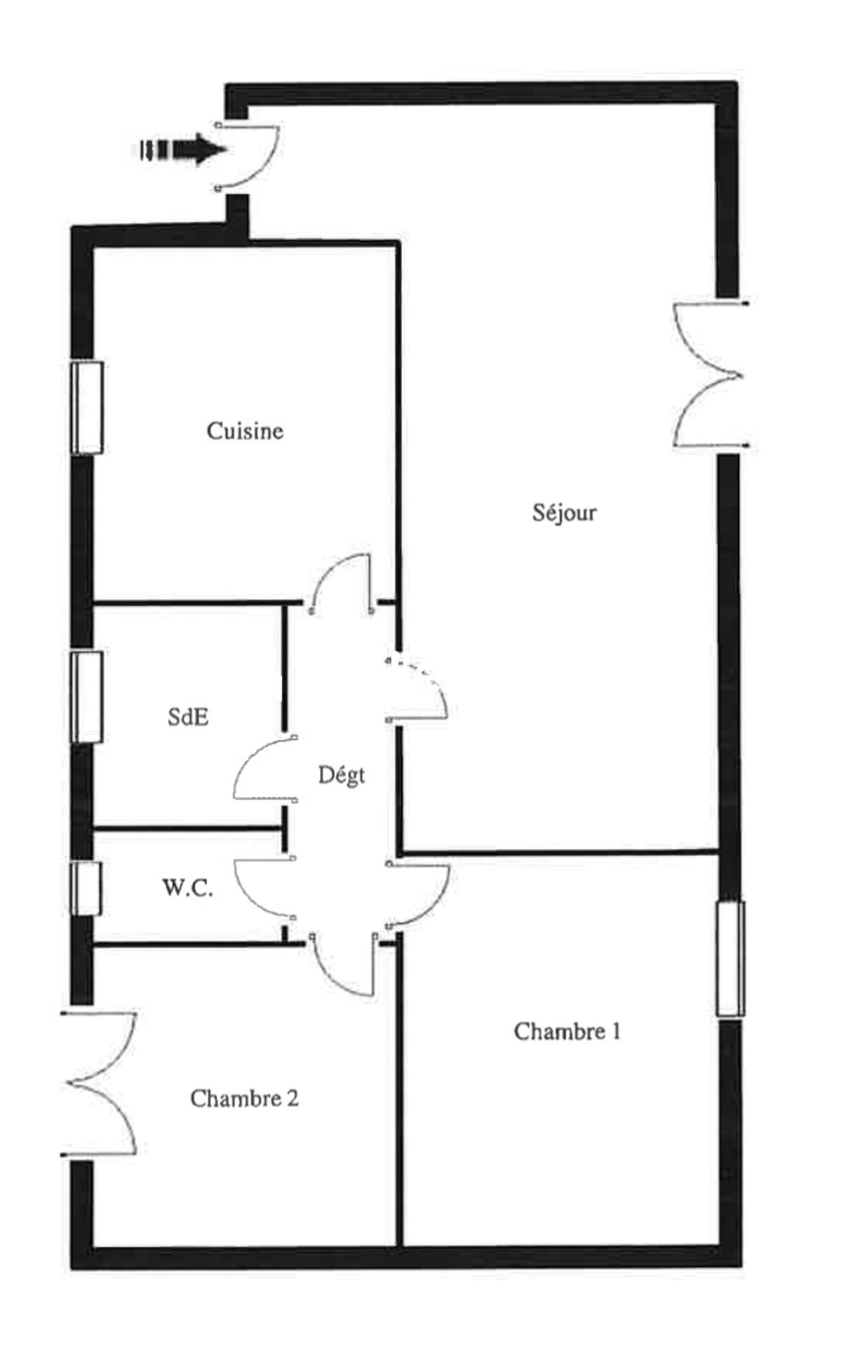 Levallois-Perret - À LOUER - 3 pièces meublé de 56 m²