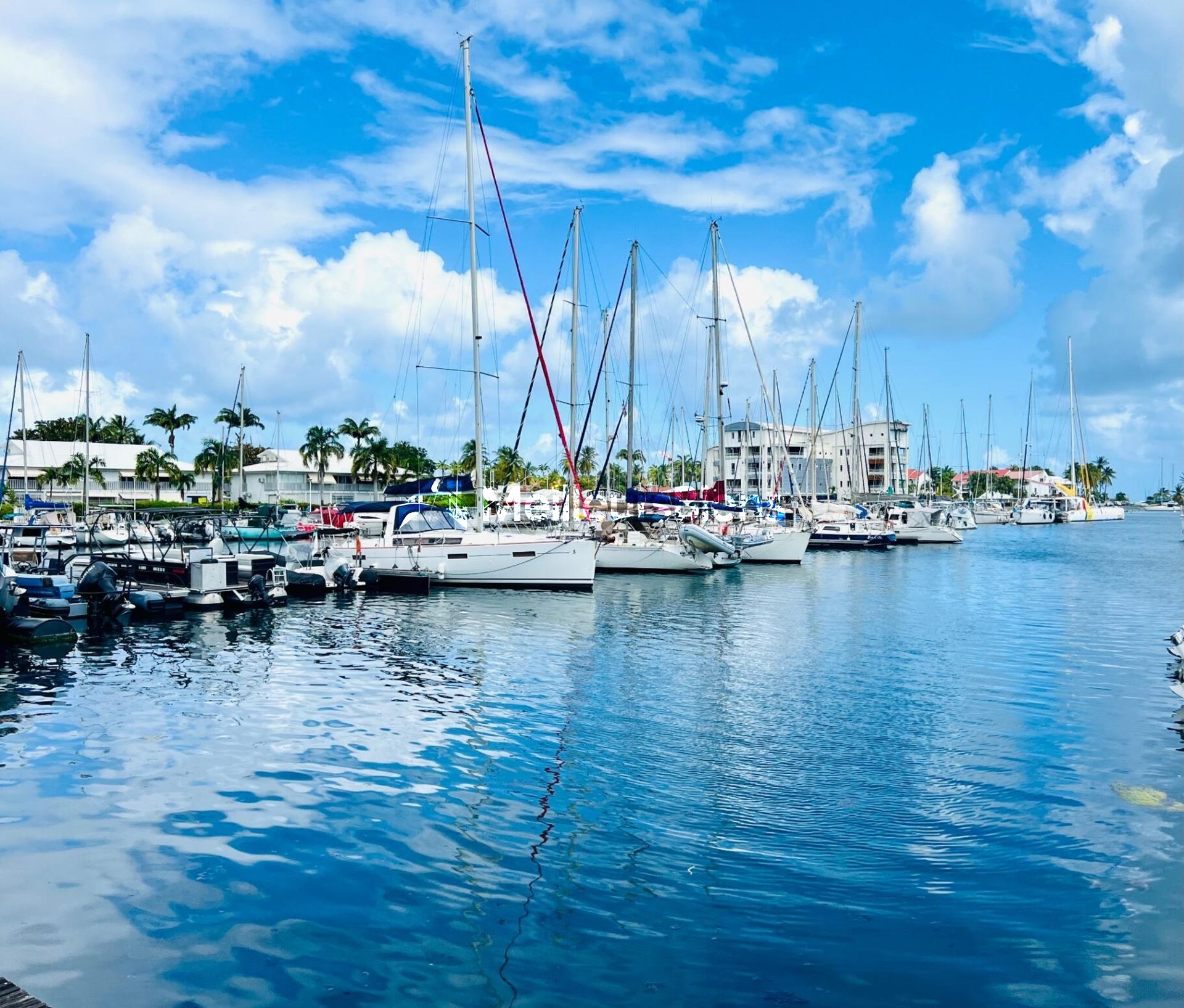 Studio avec loggia aperçu mer – Marina de Saint-François 🌴
