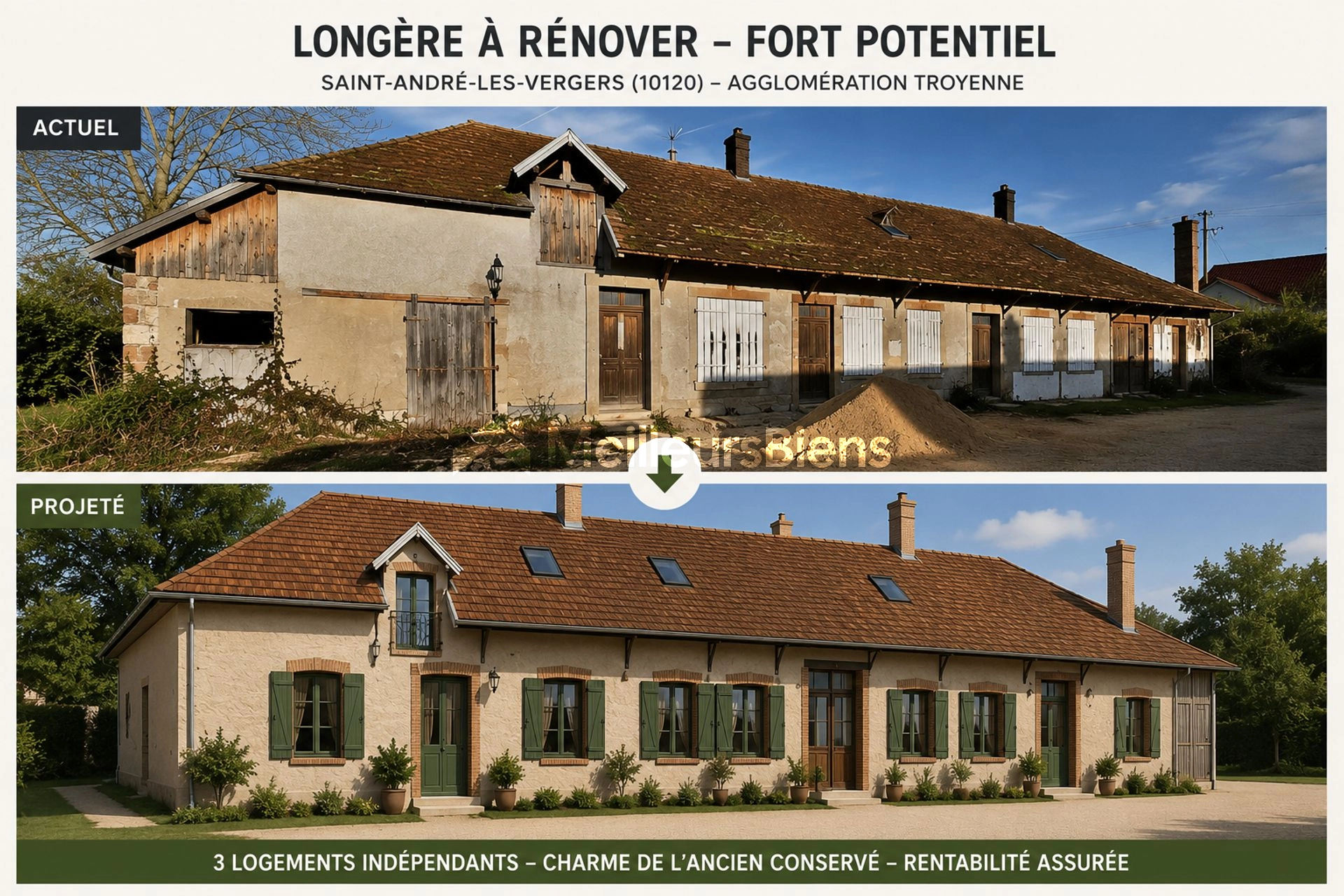 OPPORTUNITÉ INVESTISSEUR – IMMEUBLE DE RAPPORT À RÉNOVER