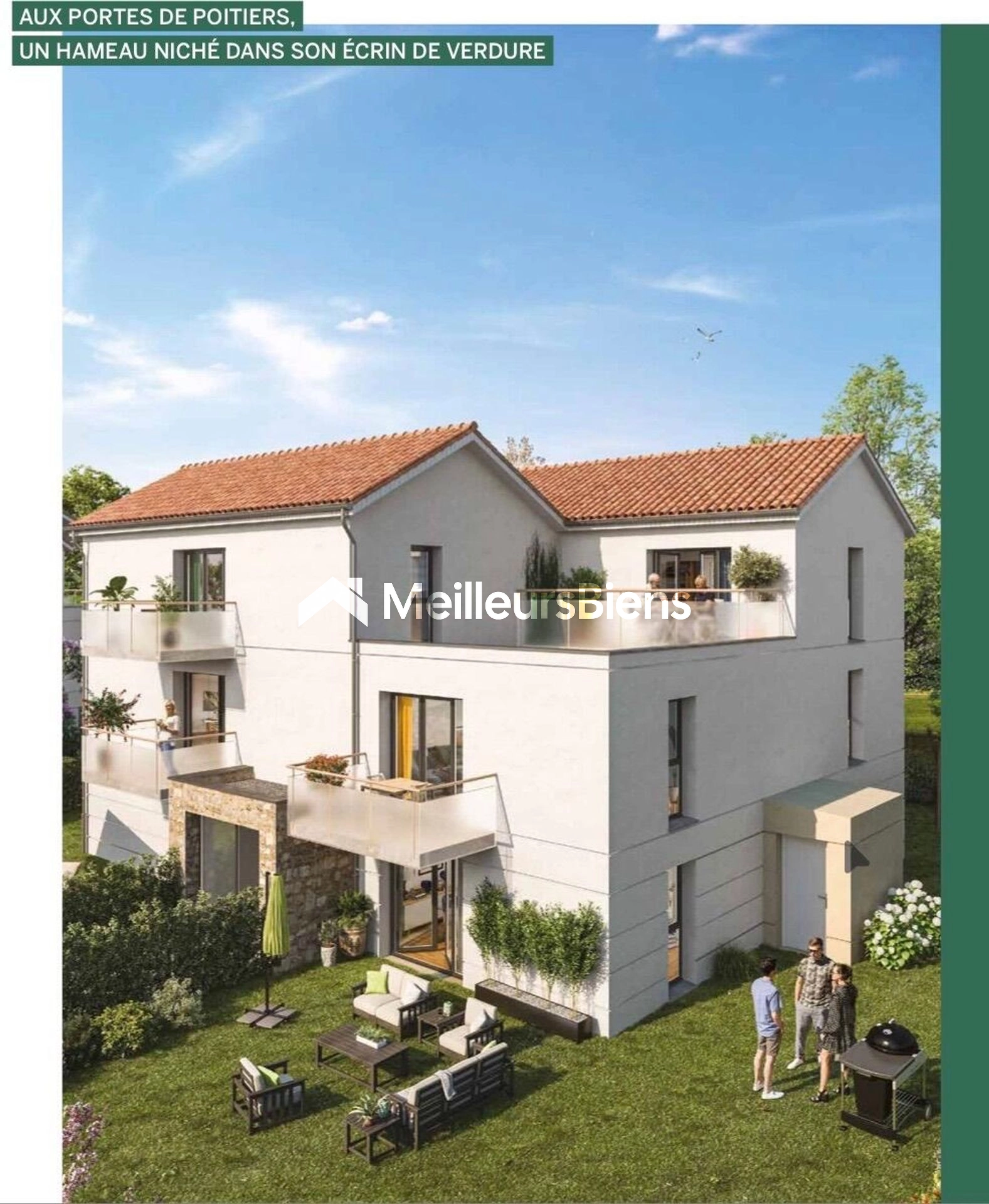 APPARTEMENT NEUF T3 - JARDIN PRIVATIF ET PARKING