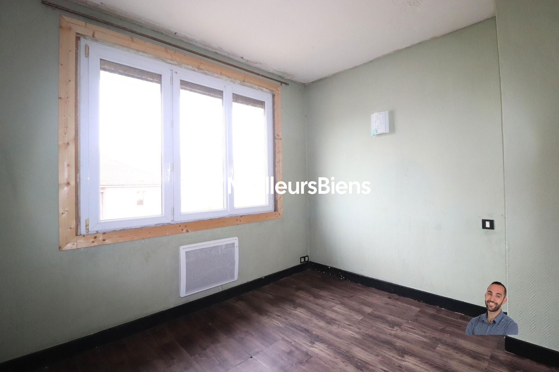 Maison 76 m² – 3 chambres + bureau – Grand garage – Jardin 400 m² – Vaulx-Vraucourt
