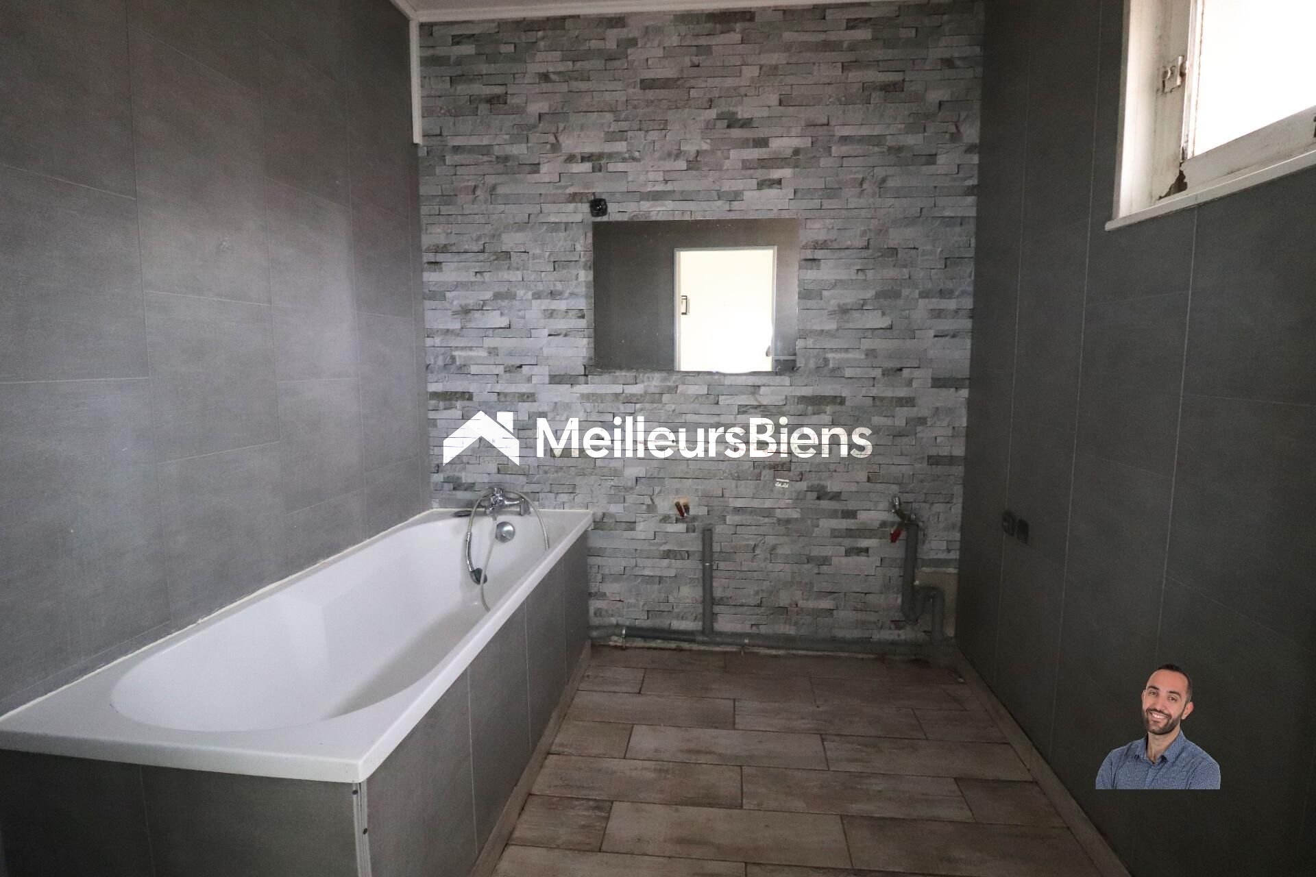 Maison 76 m² – 3 chambres + bureau – Grand garage – Jardin 400 m² – Vaulx-Vraucourt