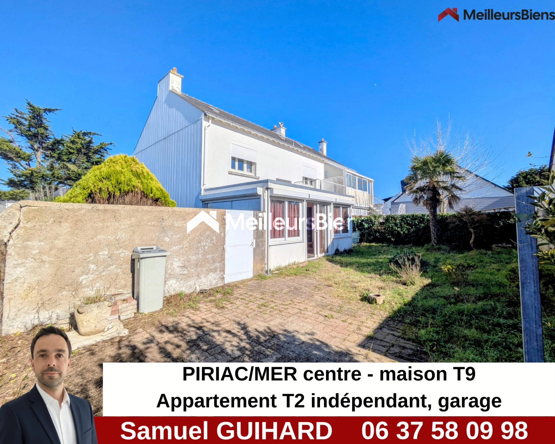 44420 PIRIAC SUR MER - Rare ! Grande Maison Familiale + Dépendance - À 2 pas de l'Océan