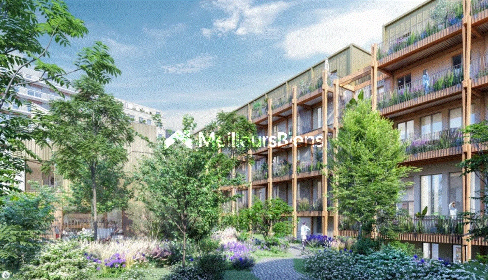 Magnifique appartement neuf de 107, 2 m²,  T5 , situe  dans l'est parisien , 75020 paris, quartier Gambetta .