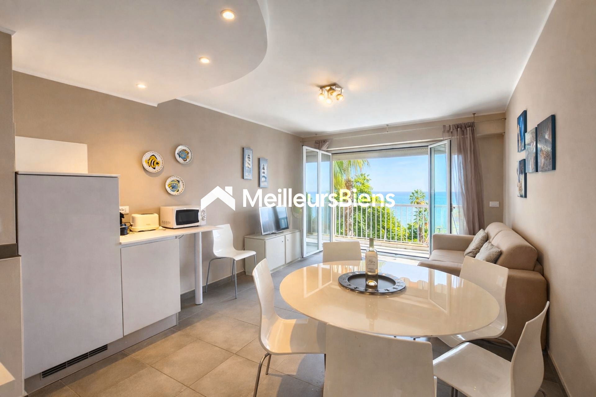 Appartement avec vue mer, terrasse, balcon et garage