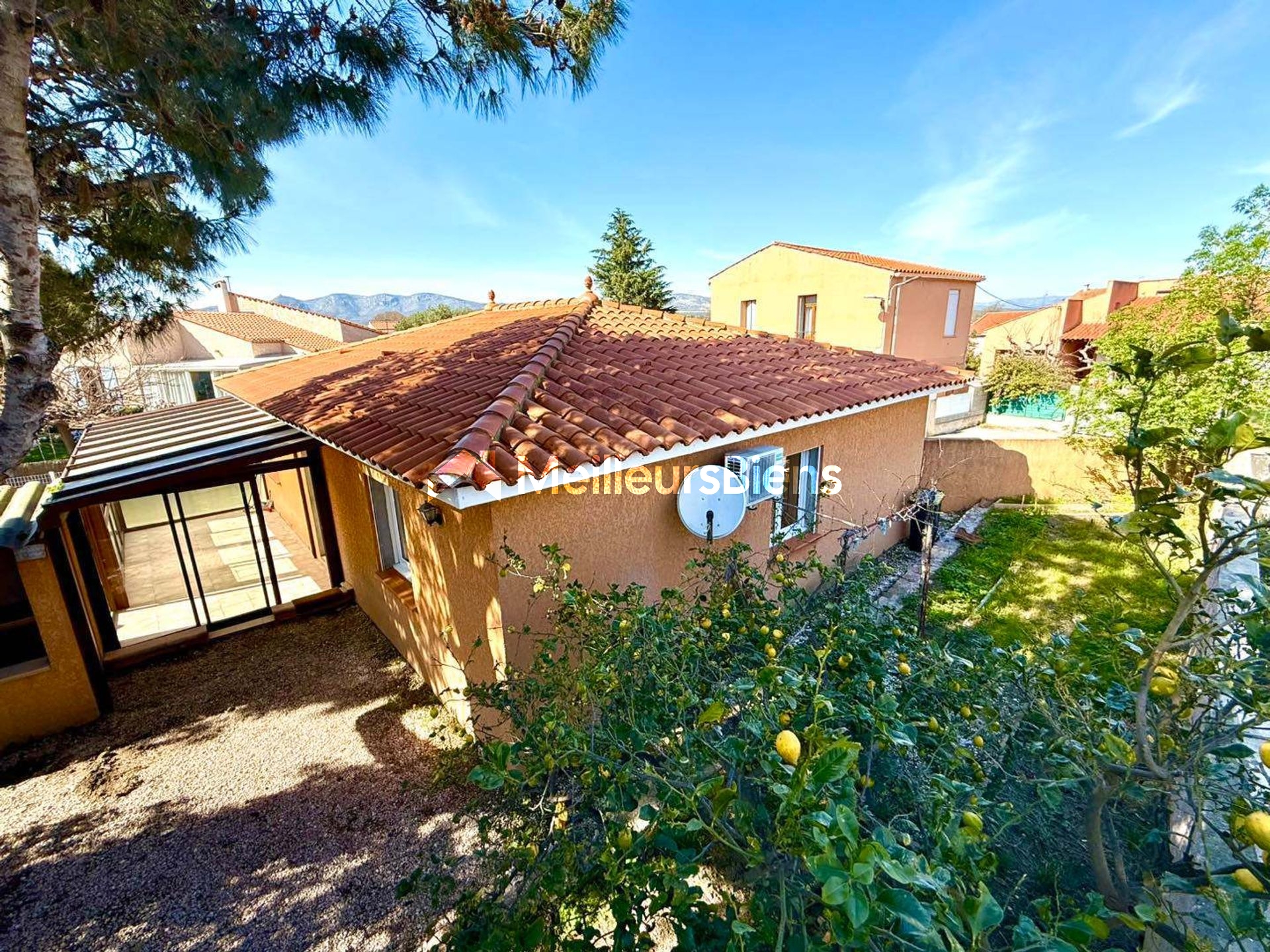 Villa T3 de plain-pied 4 faces sur parcelle 426 m² Espira-de-l’Agly
