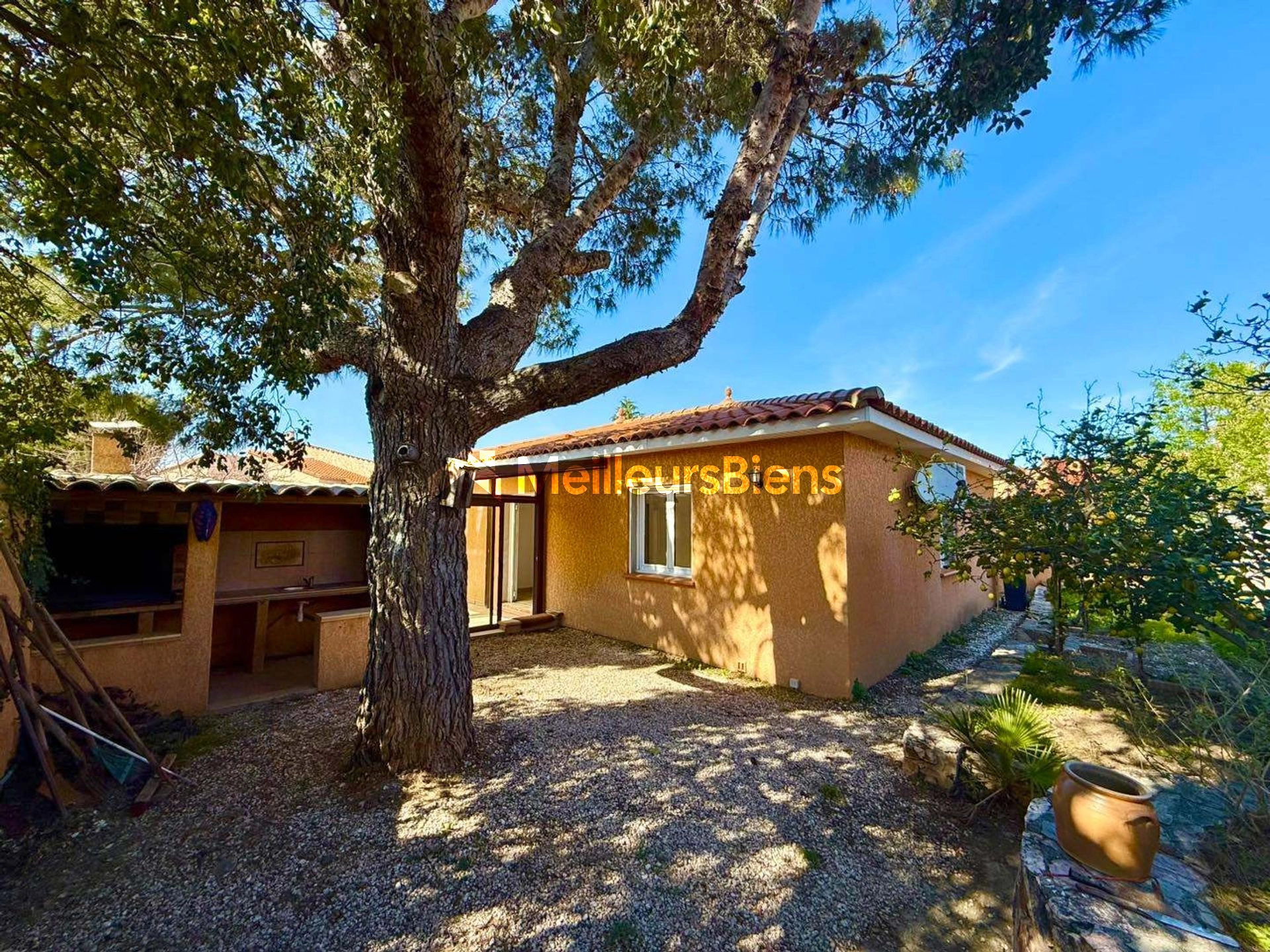 Villa T3 de plain-pied 4 faces sur parcelle 426 m² Espira-de-l’Agly