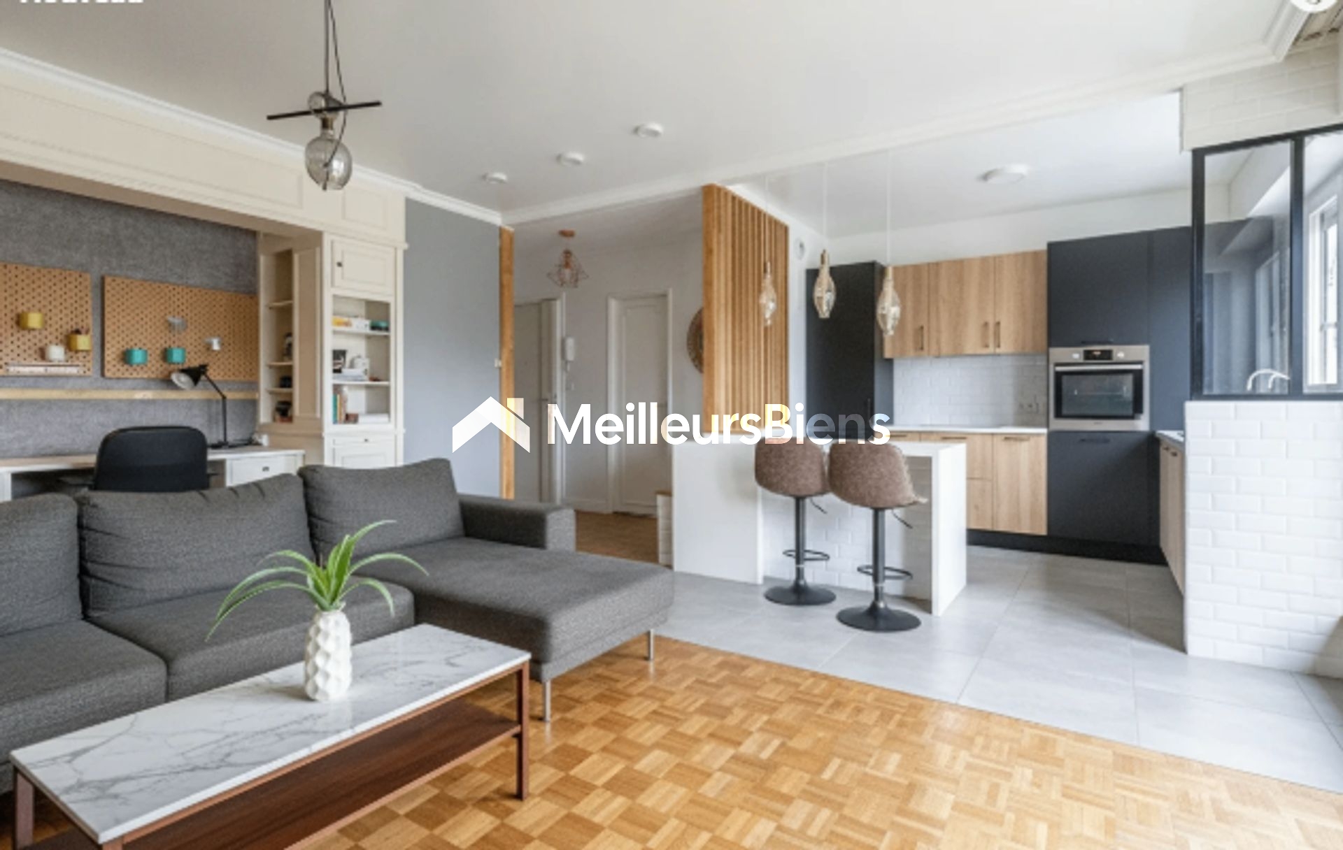 RUEIL-MALMAISON - CENTRE VILLE BOIS PREAU - APPARTEMENT DE 50 M² - 1 CHAMBRE - DERNIER ETAGE - PARKING - CAVE -