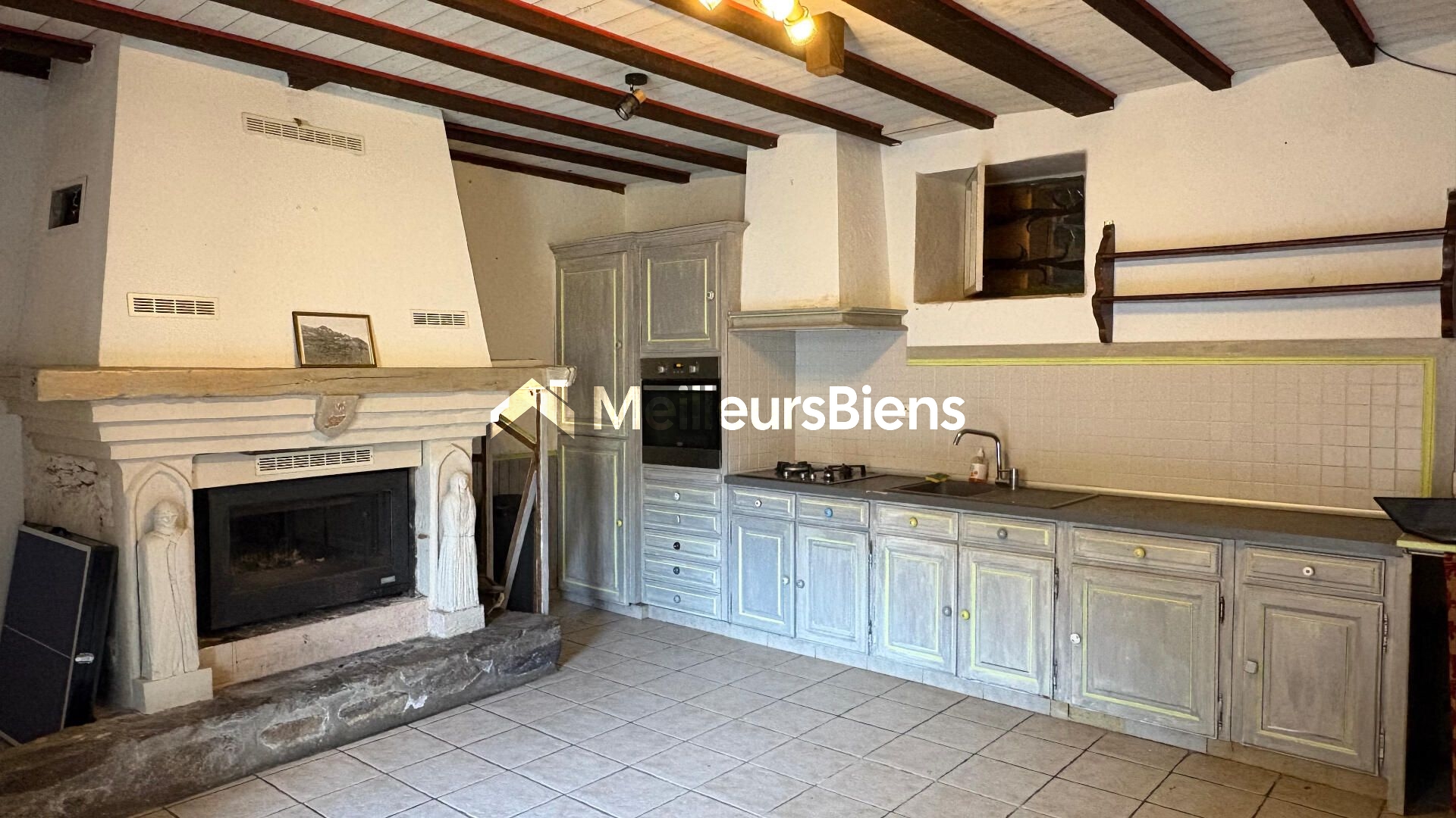 Maison de caractère en pierre avec terrasses et vue Montagne Noire